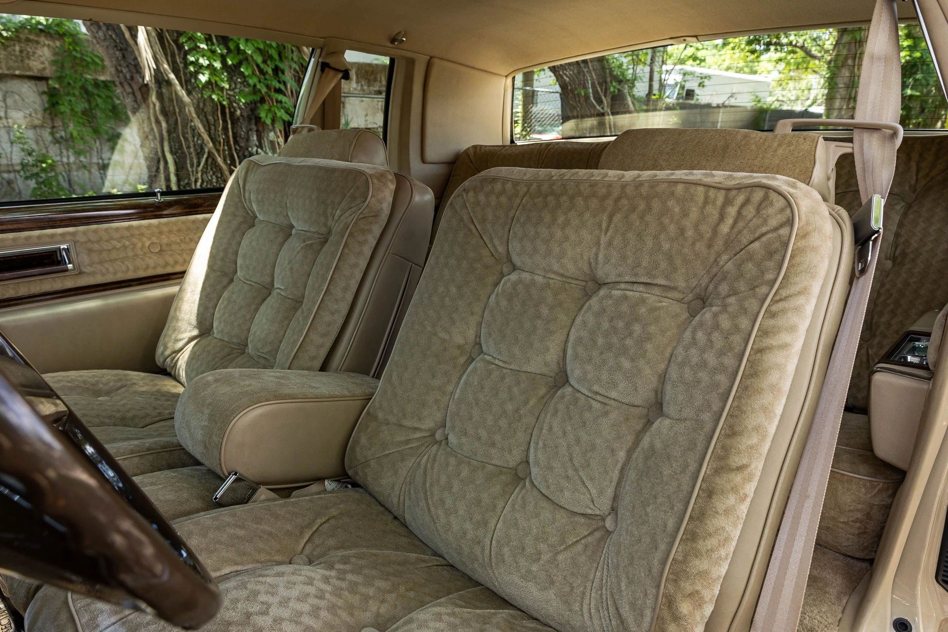 Front seats of a 1981 Oldsmobile