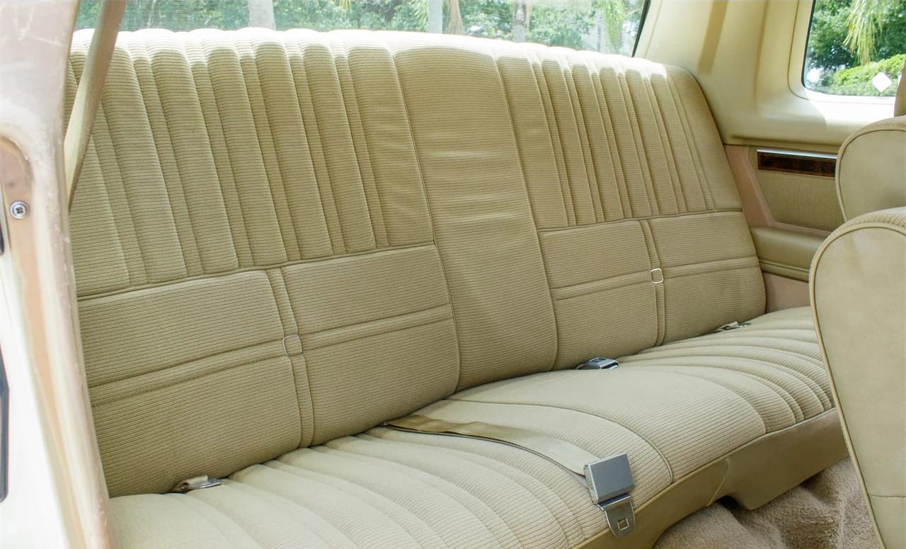 1981 Oldsmobile Cutlass Supreme Coupe: Still America's Favorite Intermediate, But No Longer Supreme 10 Back seat of a 1981 Oldsmobile Cutlass Supreme