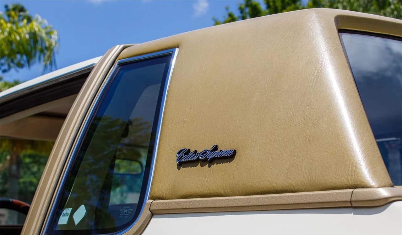 1981 Oldsmobile Cutlass Supreme Coupe: Still America's Favorite Intermediate, But No Longer Supreme 4 Cutlass Supreme badge and vinyl top on a 1981 Oldsmobile
