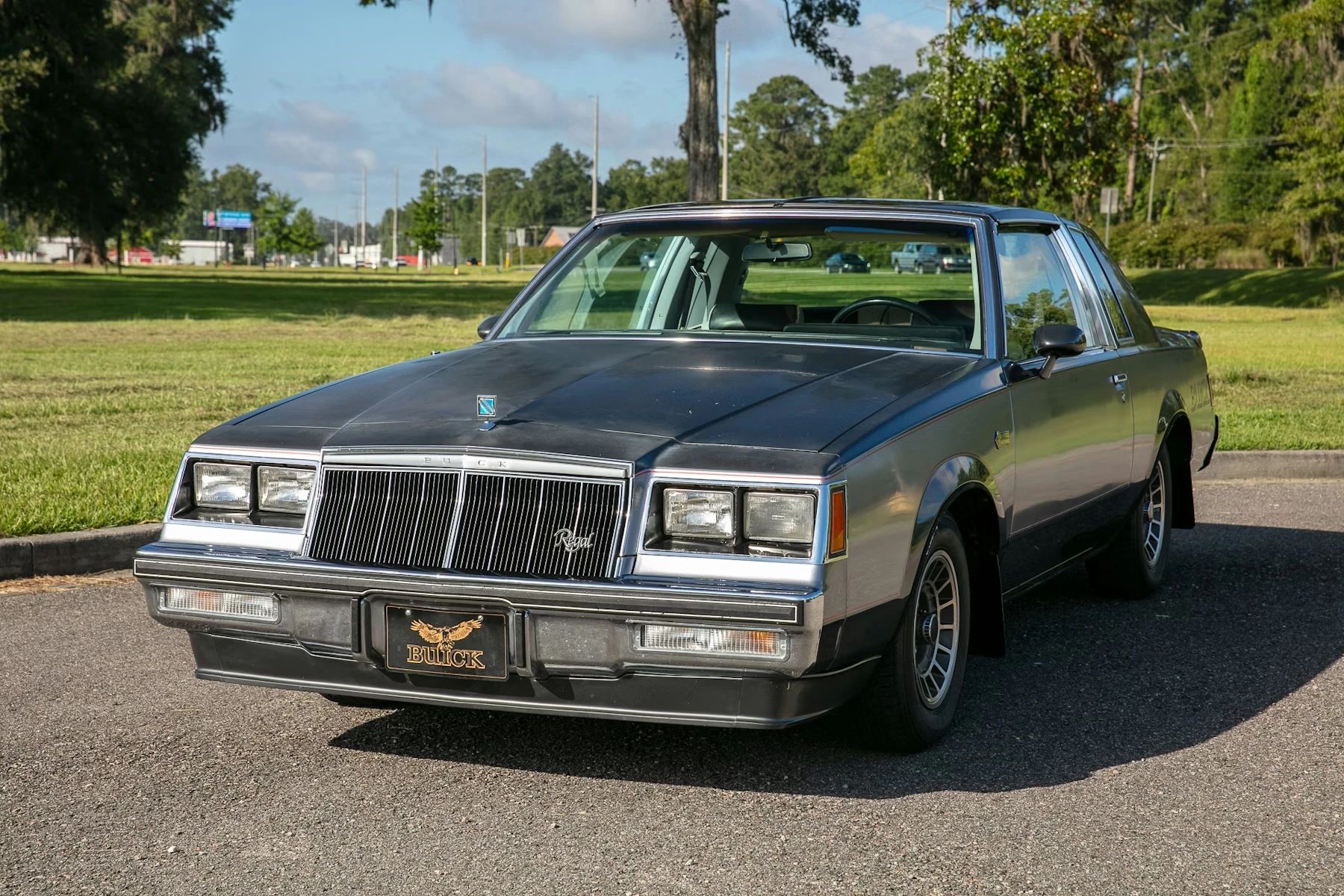Left front 3q view of a 1982 Buick Regal coupe