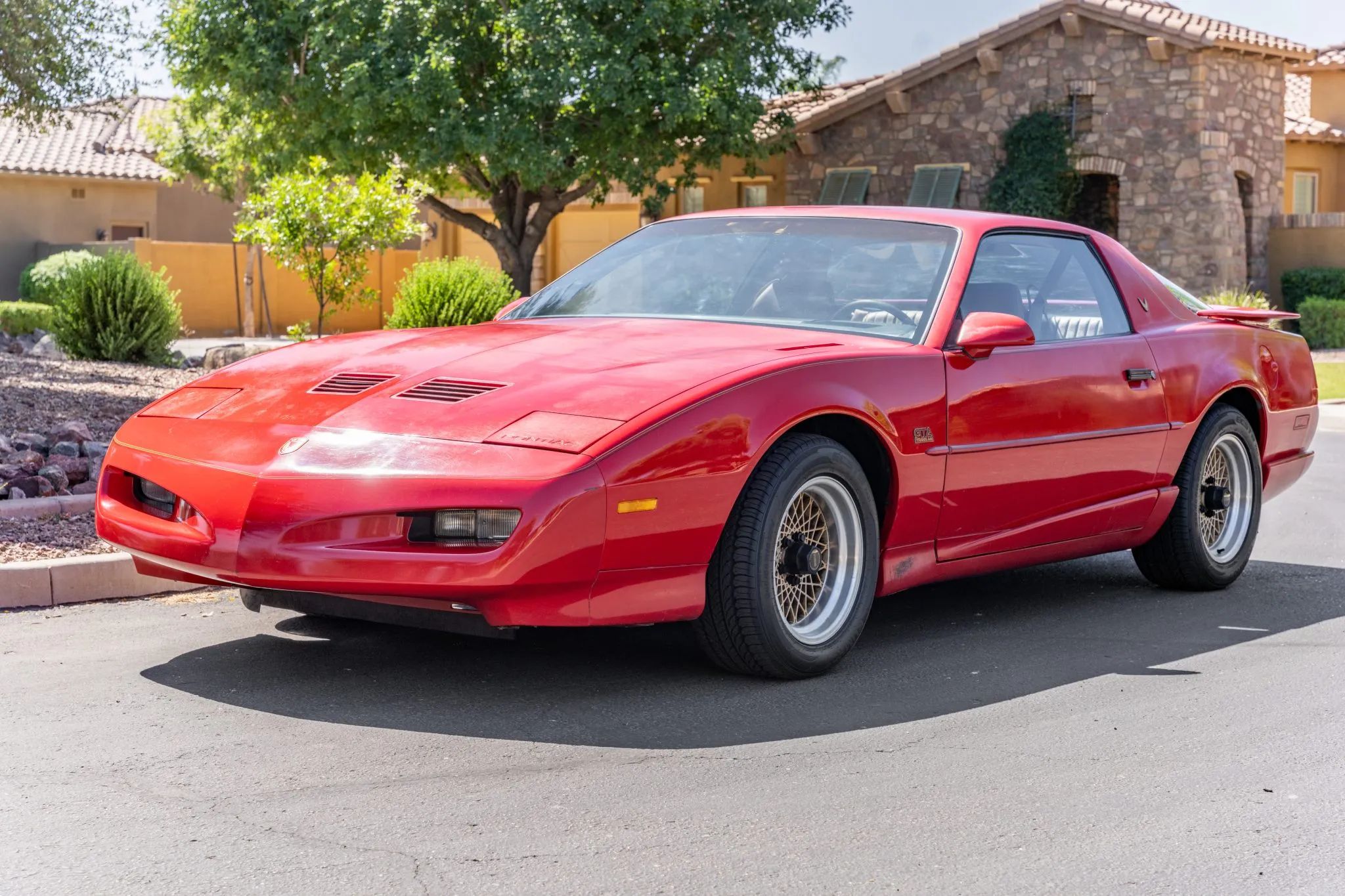 Left front 3q view of a 1991 Pontiac Firebird Trans Am