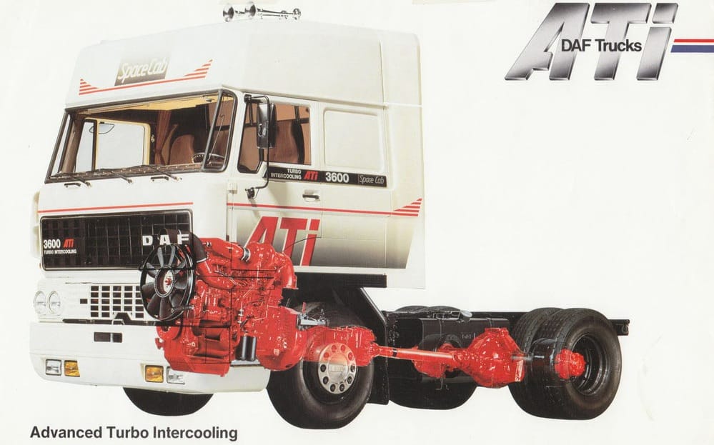 DAF FT 3600 DKZ 4x2 tractor drivetrain