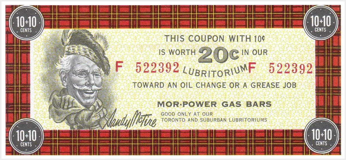 Early Quick Lube And Oil Change Shops: Take Your Car To the “Lubritorium” -- The Grimy History Of Two Obsolete Terms 16 Canadian Tire Money Lubritorium