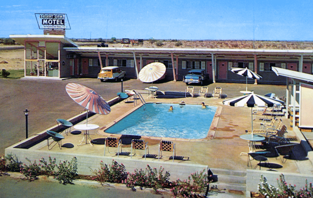 Pools, Palm Trees, and Tailfins: Vintage Motel Postcards -- 1950s-1960s 2 Captura de pantalla 2024 12 16 23.30.27 4