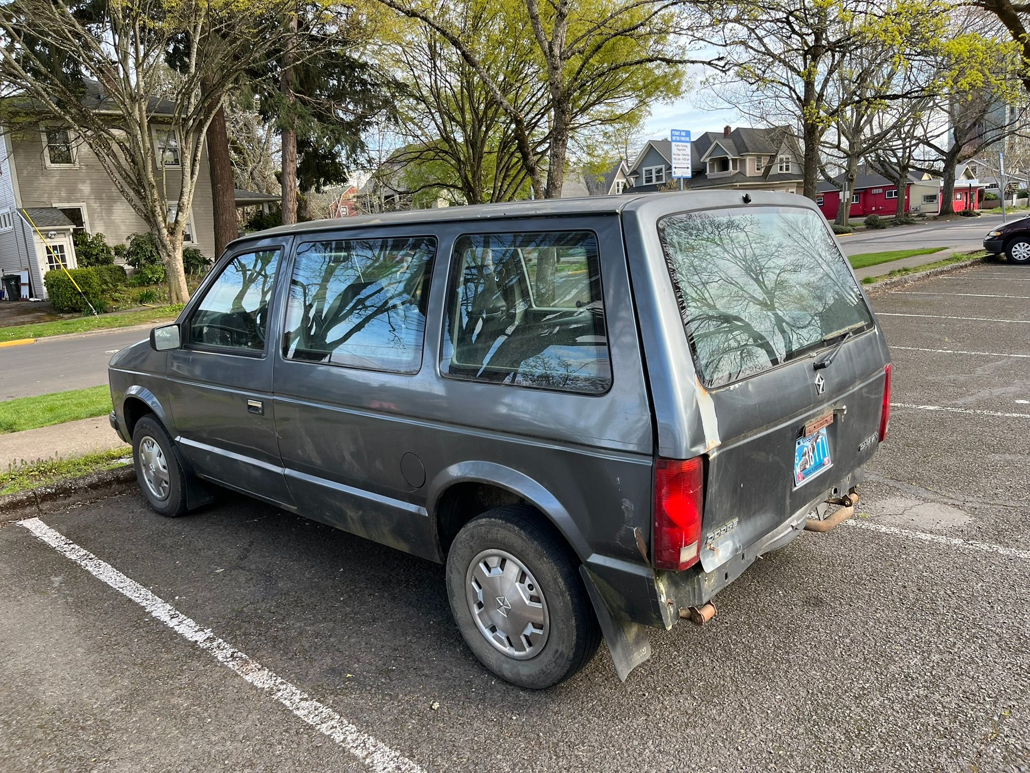 Curbside Finds: Two SWB Chrysler Minivans, One With A Stick Shift - Back When Minivans Were Actually Small 7 IMG 0983 1