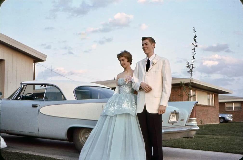 Vintage Snapshots: Prom Night In The Driveway -- ca. 1961 1 Screenshot 20260131 004837