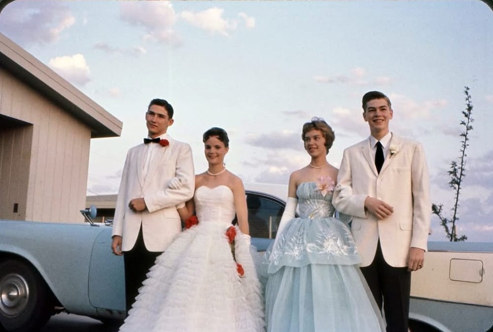 Vintage Snapshots: Prom Night In The Driveway -- ca. 1961 2 Screenshot 20260131 004843