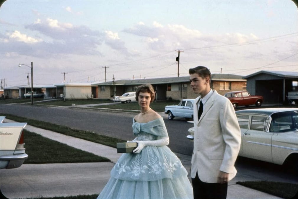 Vintage Snapshots: Prom Night In The Driveway -- ca. 1961 3 Screenshot 20260131 004859