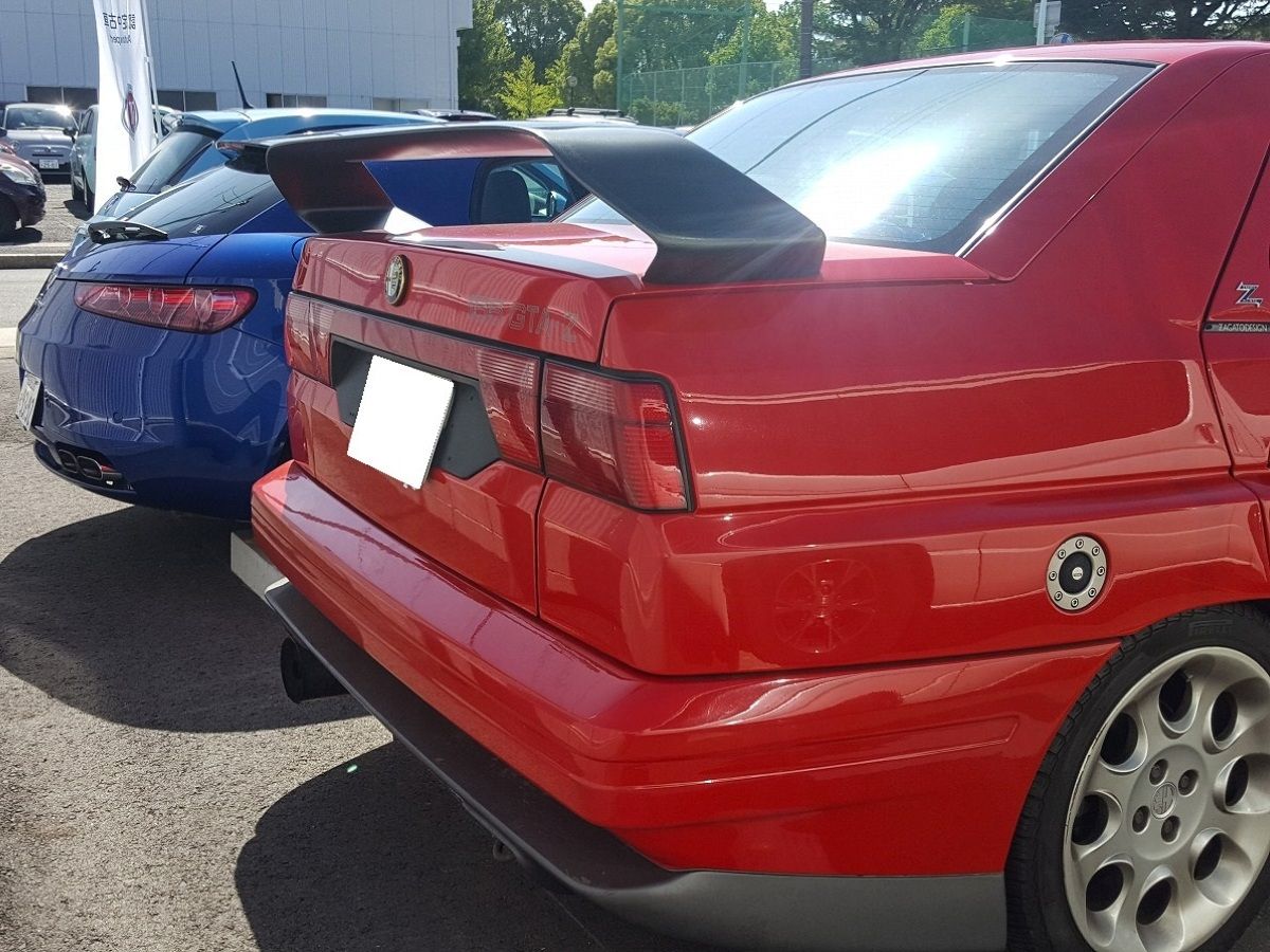 1995 Alfa Romeo 155 T/S TI-Z – Zany Zagato Swan Song 16 TI Z stock rear spoiler edited