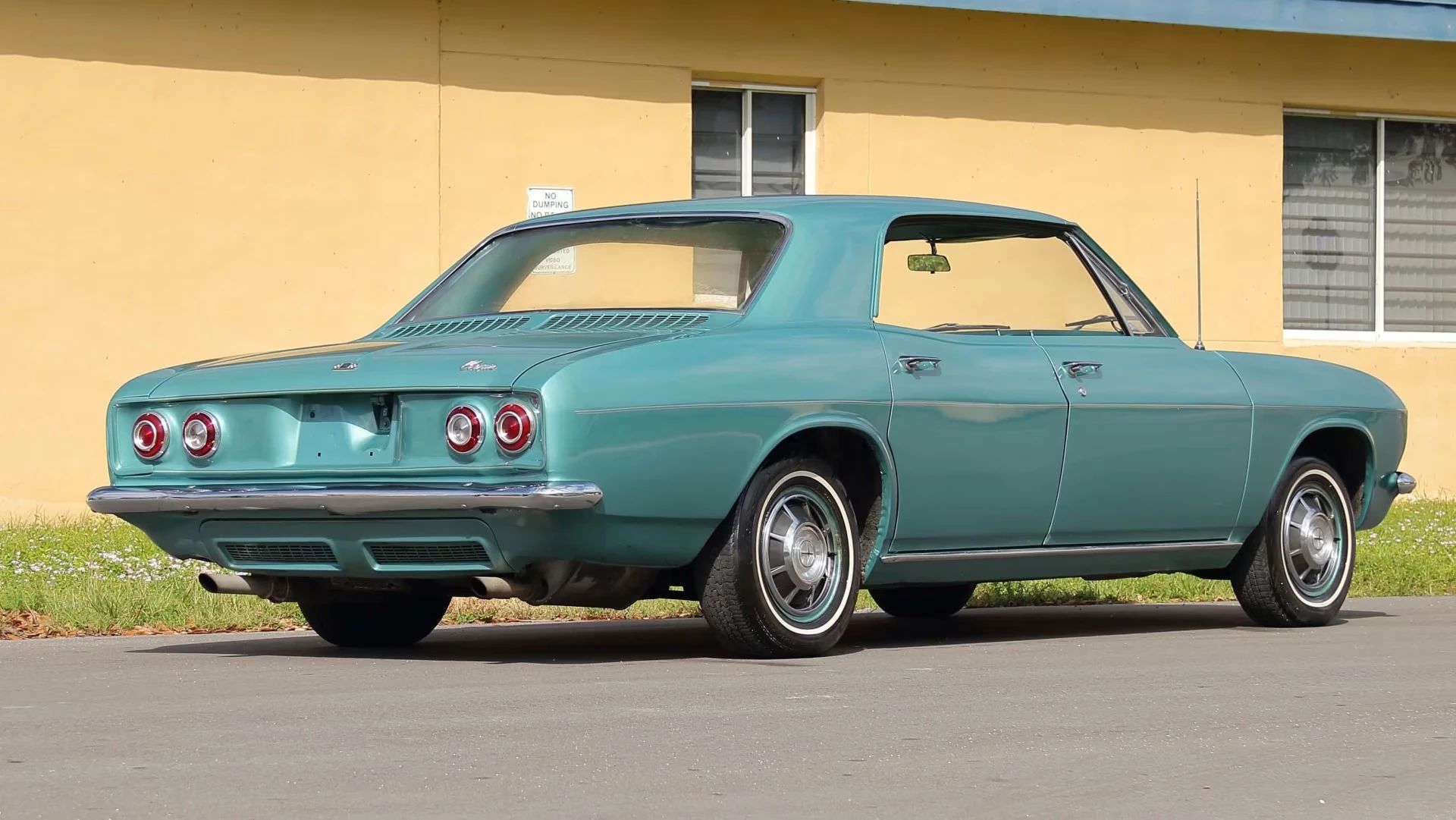 1972 Pontiac Luxury LeMans: The Rise And Fall Of The Midsize Four-Door Hardtop 4 Right rear 3q view of a 1965 Corvair sedan