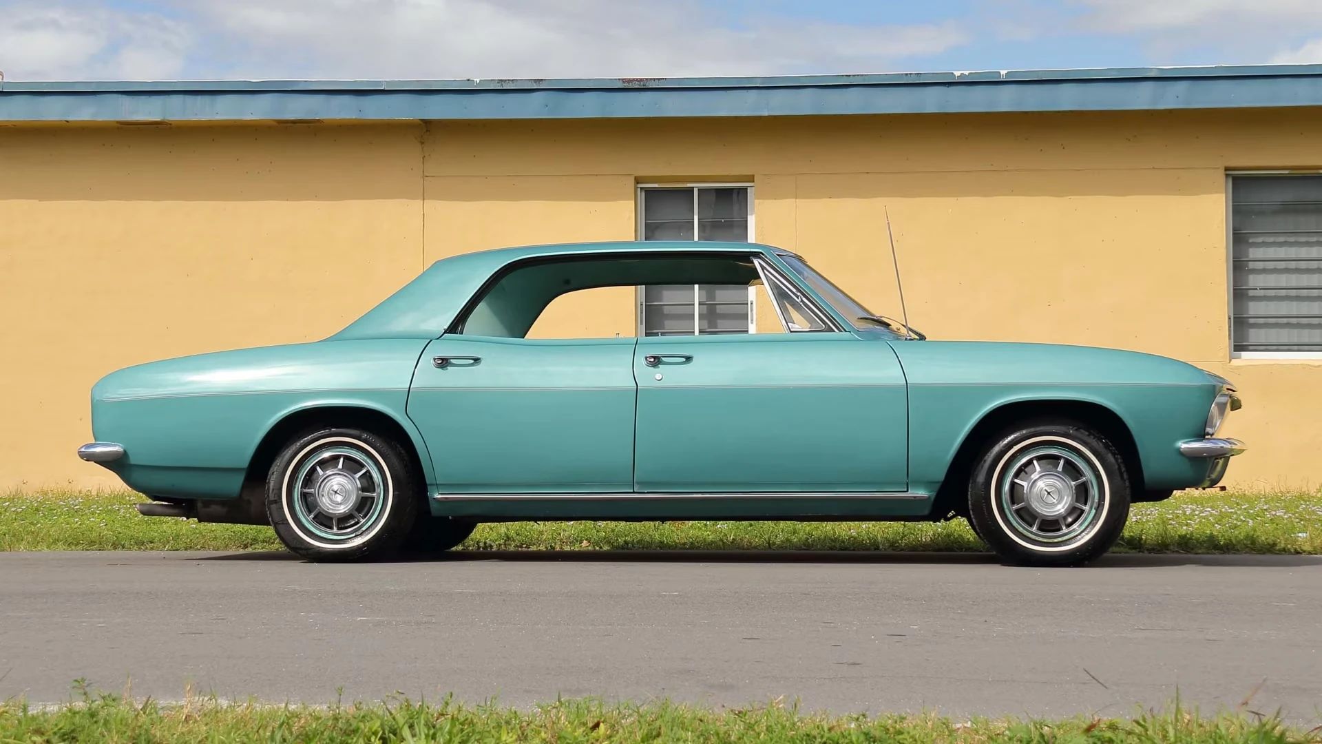 1972 Pontiac Luxury LeMans: The Rise And Fall Of The Midsize Four-Door Hardtop 3 Right side view of a 1965 Corvair sedan