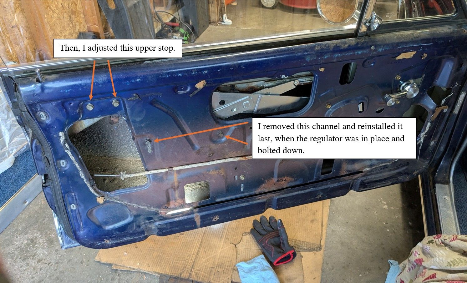 My 1965 Buick Skylark: Going Under The Dash And Into The Door To Replace An Oil Pressure Gauge And A Window Regulator 11 1965 Skylark 12a 1