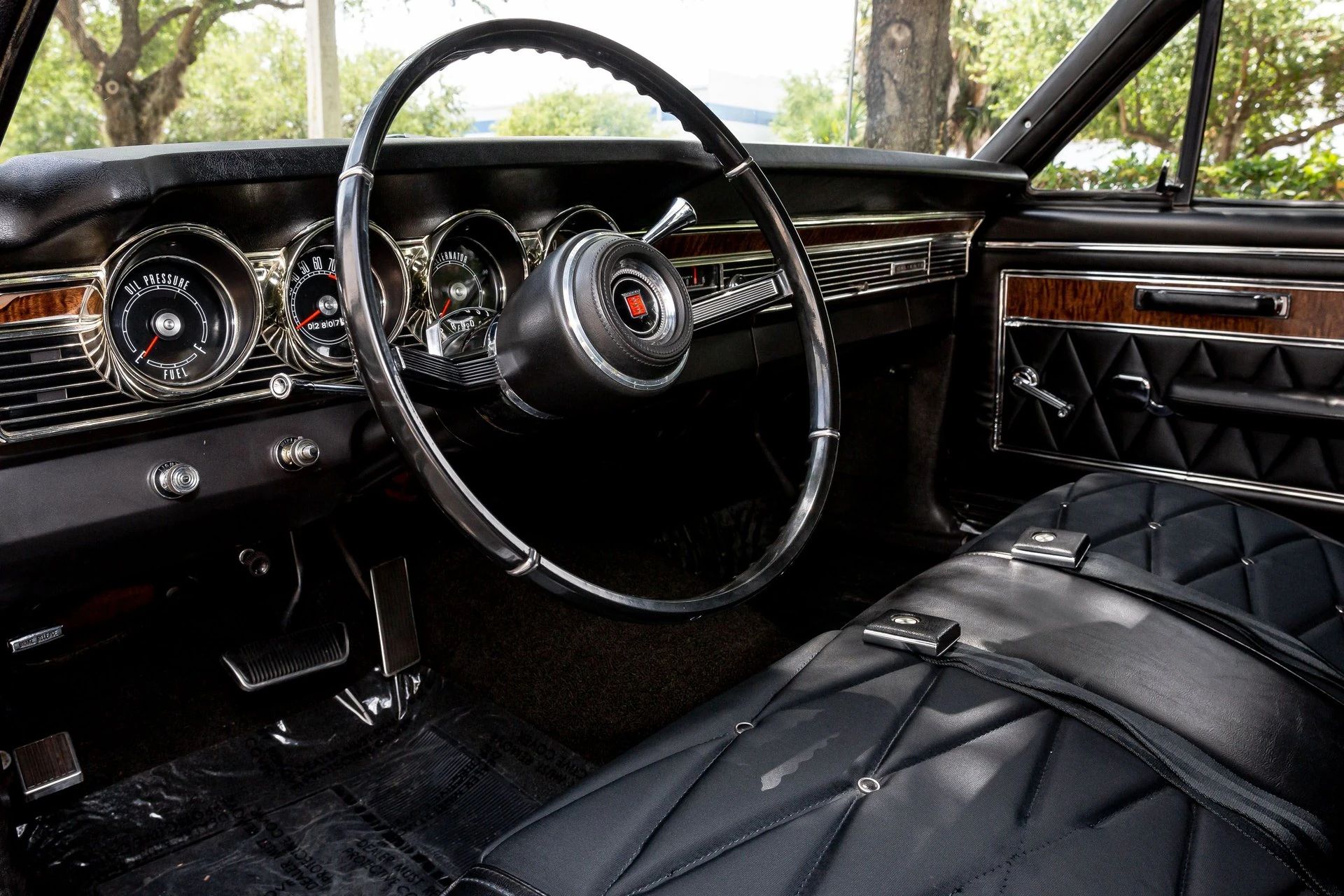 1967 Mercury Comet Caliente Sedan: Rare, Ultra-Low-Mileage Four-Door In One-Year-Only Grandé Luxury Trim 8 Dashboard of a 1967 Mercury Comet