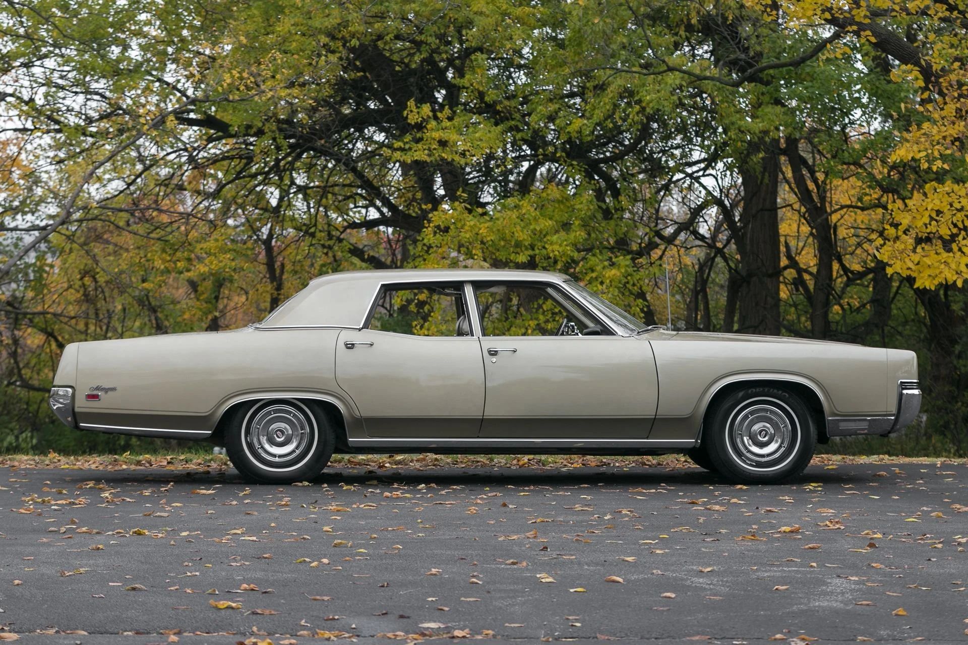 1970 Mercury Marquis Brougham Four-Door Hardtop: The Budget Continental 2 Right side view of a 1969 Mercury Marquis sedan