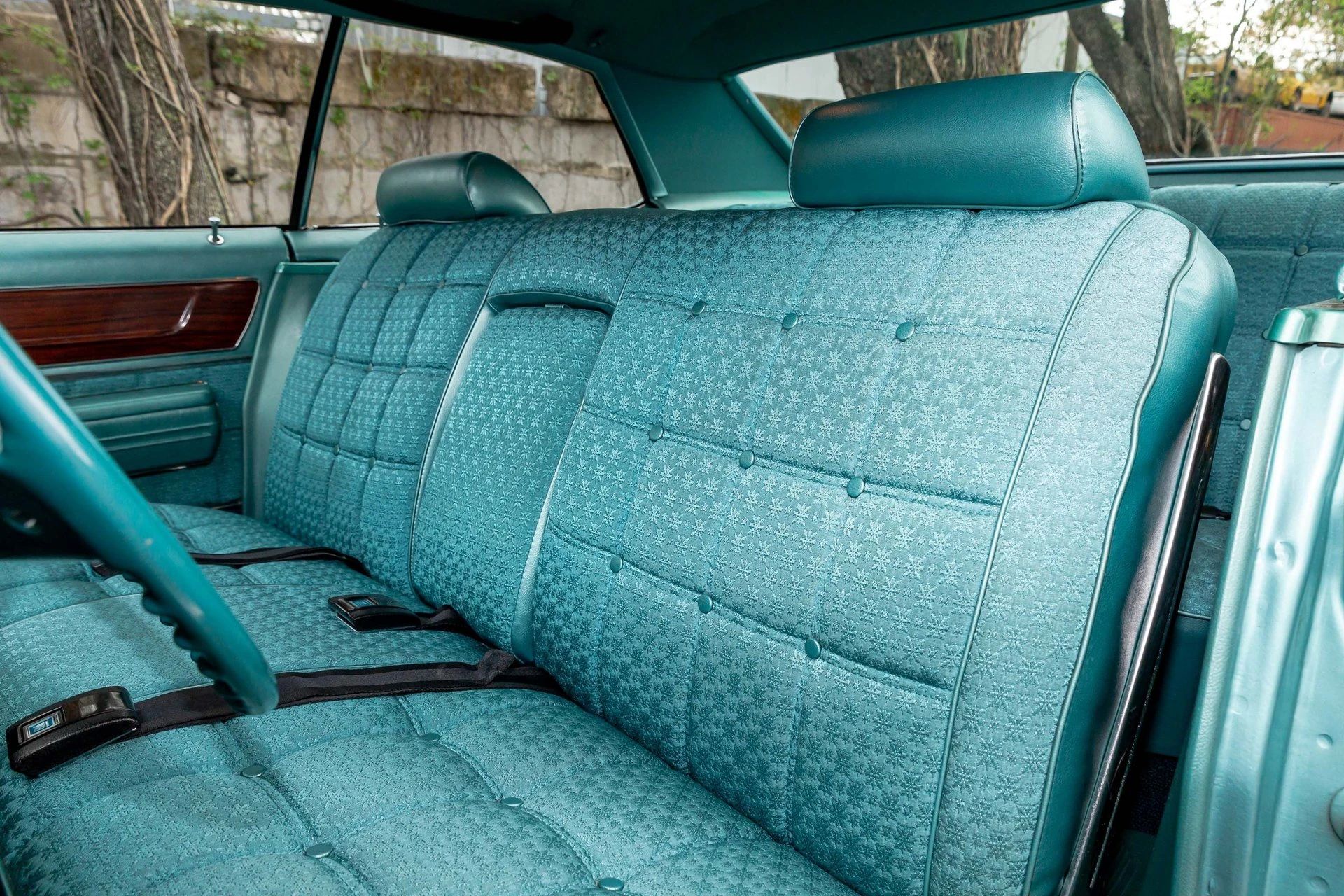 Front bench seat of a 1970 Caprice