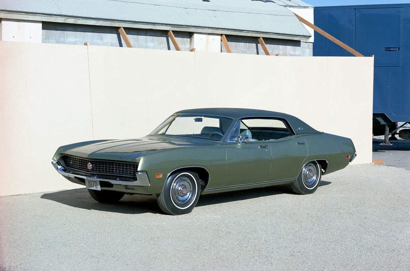 1972 Pontiac Luxury LeMans: The Rise And Fall Of The Midsize Four-Door Hardtop 9 Left front 3q view of a 1970 Ford Torino four-door hardtop