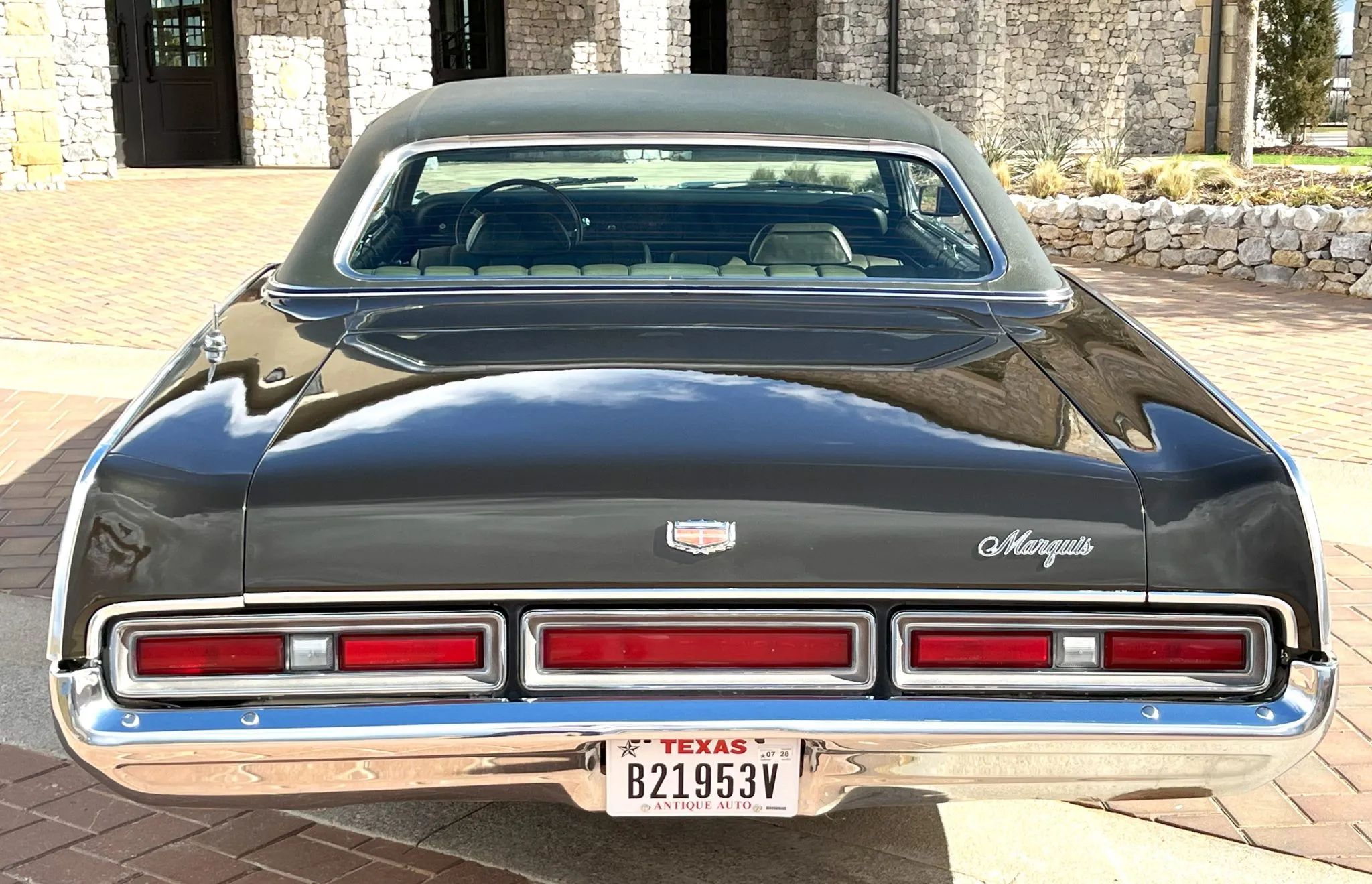 1970 Mercury Marquis Brougham Four-Door Hardtop: The Budget Continental 20 Rear view of a 1970 Mercury Marquis
