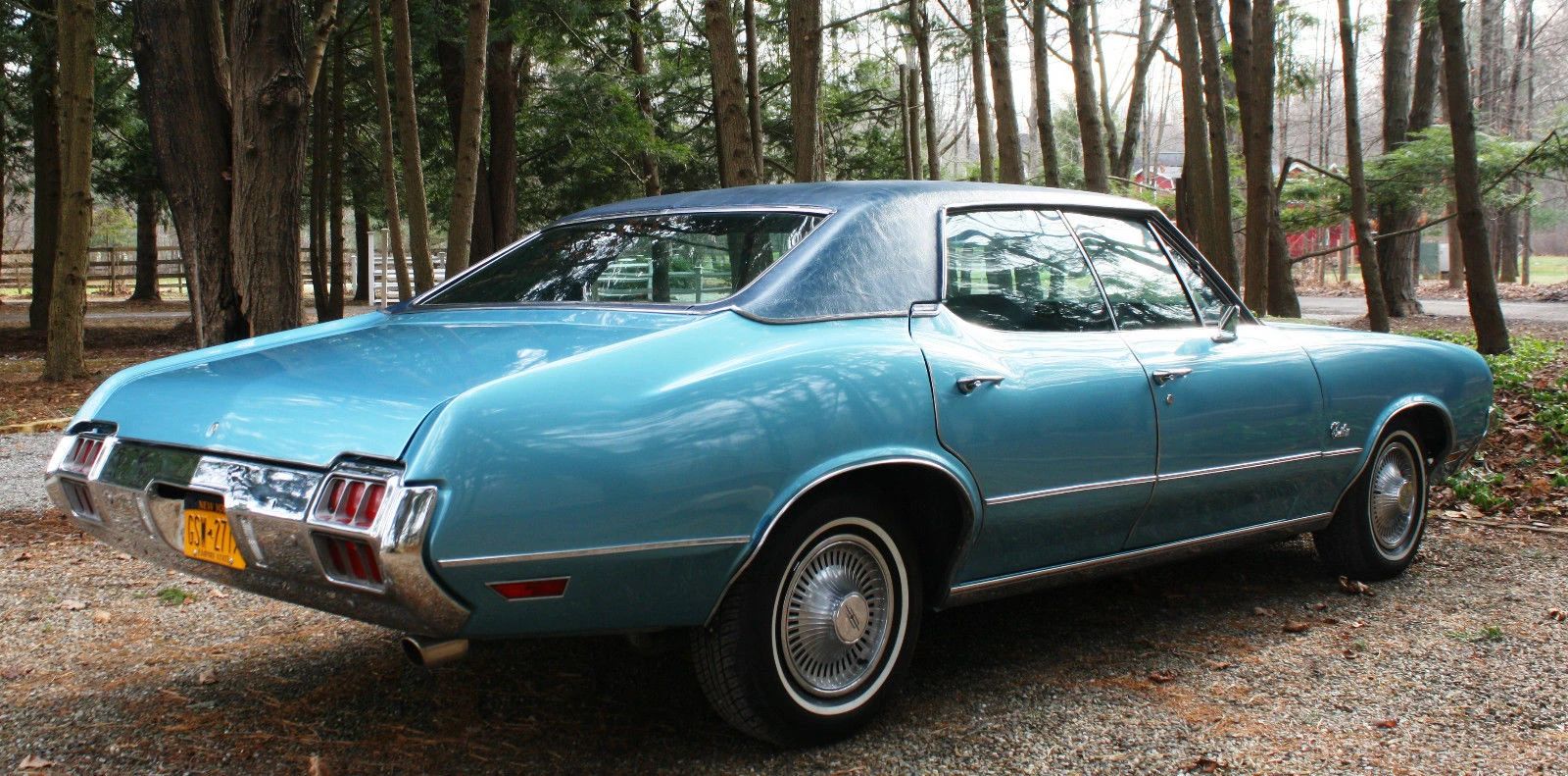 1972 Pontiac Luxury LeMans: The Rise And Fall Of The Midsize Four-Door Hardtop 21 Right rear 3q view of a 1972 Oldsmobile A-body four-door hardtop