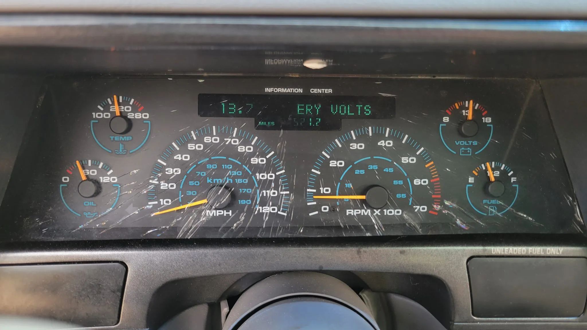 Instrument panel of a 1992 Toronado