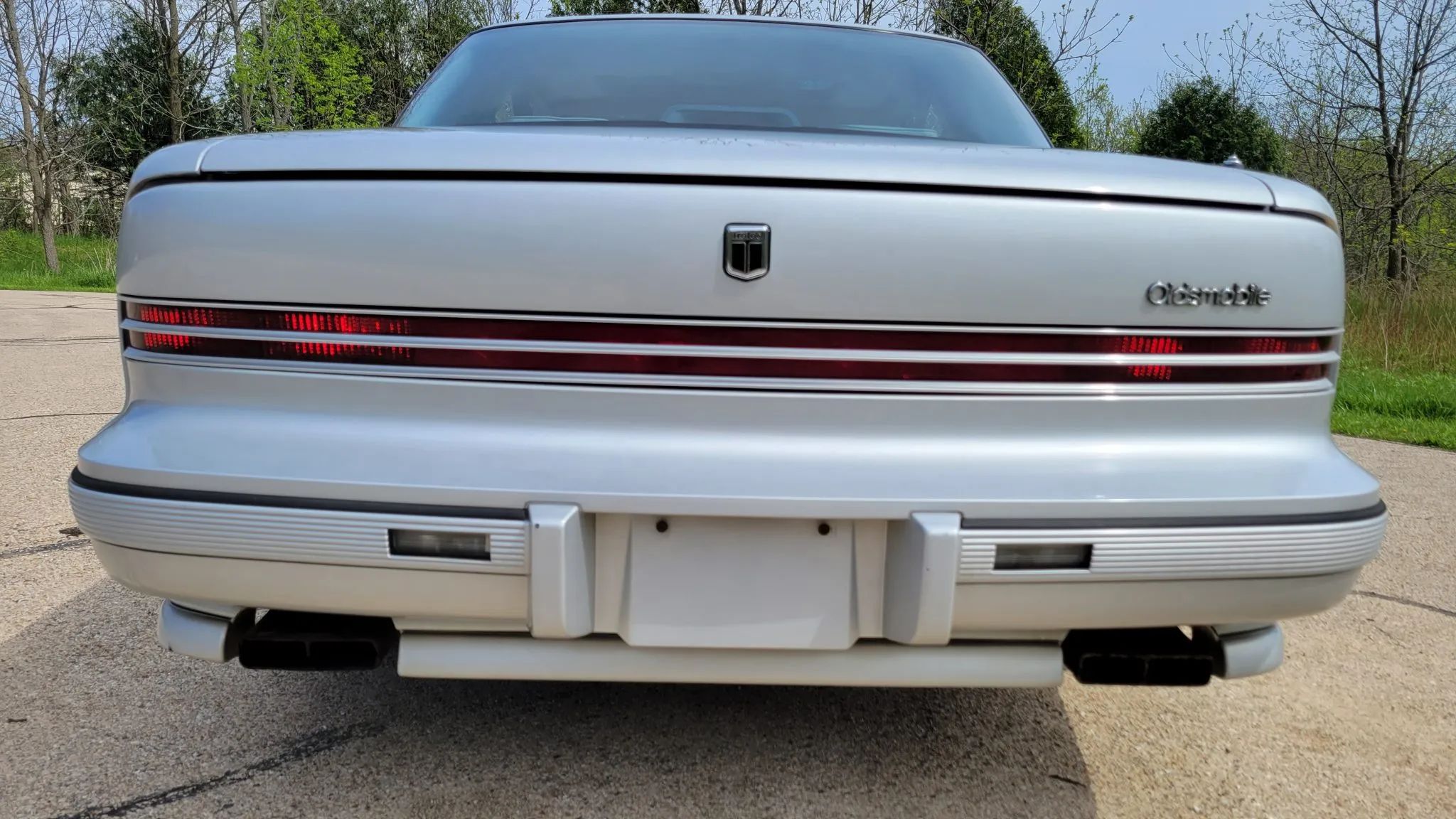 Rear view of a 1992 Oldsmobile Toronado