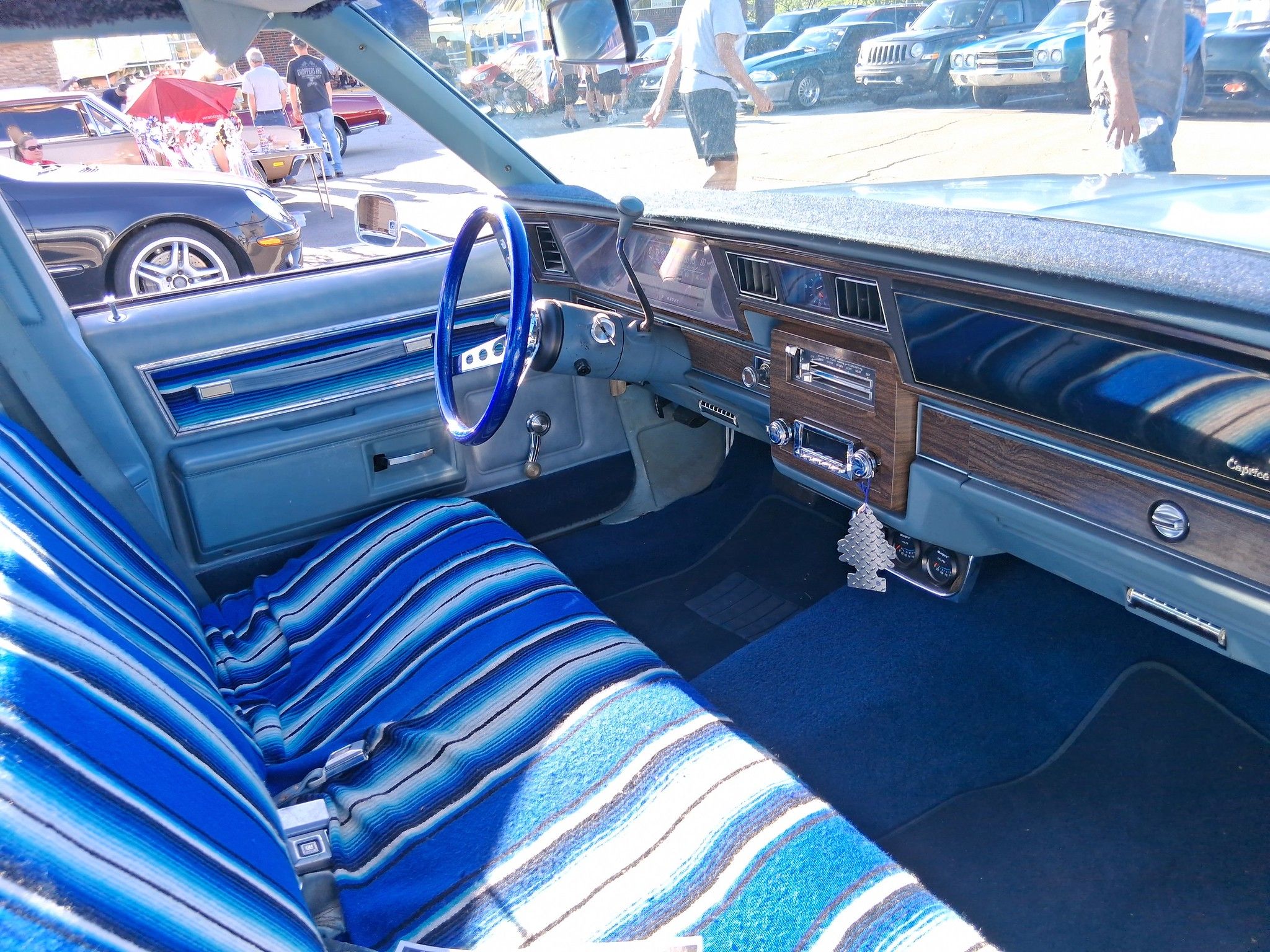 Interior image of blue 1978 Chevrolet Caprice Wagon