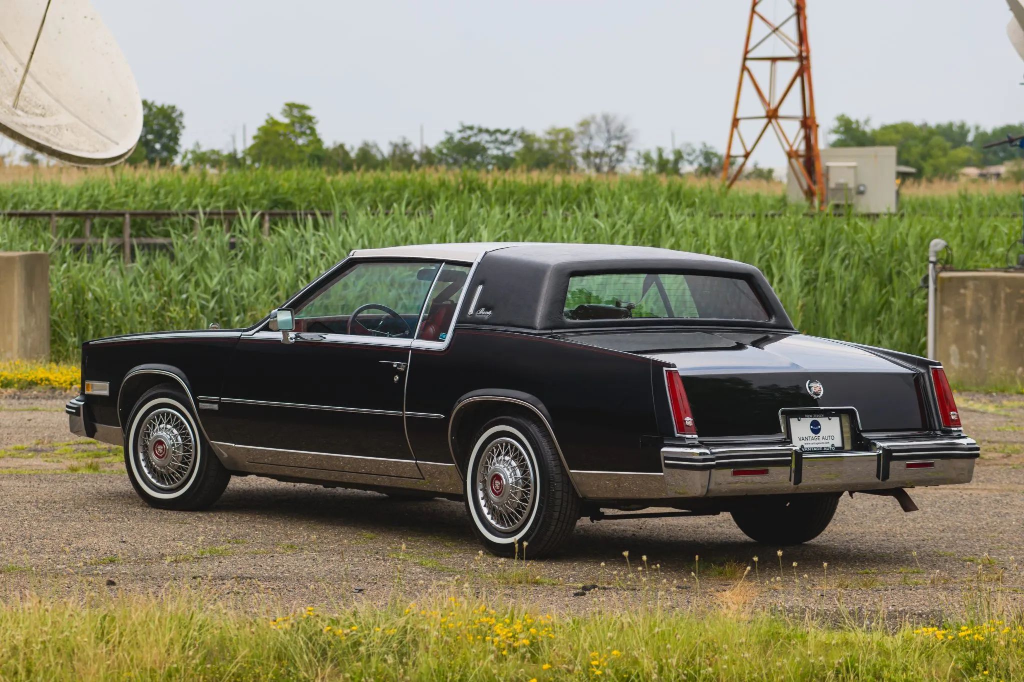 1983 Cadillac Eldorado Biarritz For Sale: Was It Really Cadillac's "Dream Machine?" 6 Driver three-quarter view of 1983 Cadillac Eldorado Biarritz taken from high angle