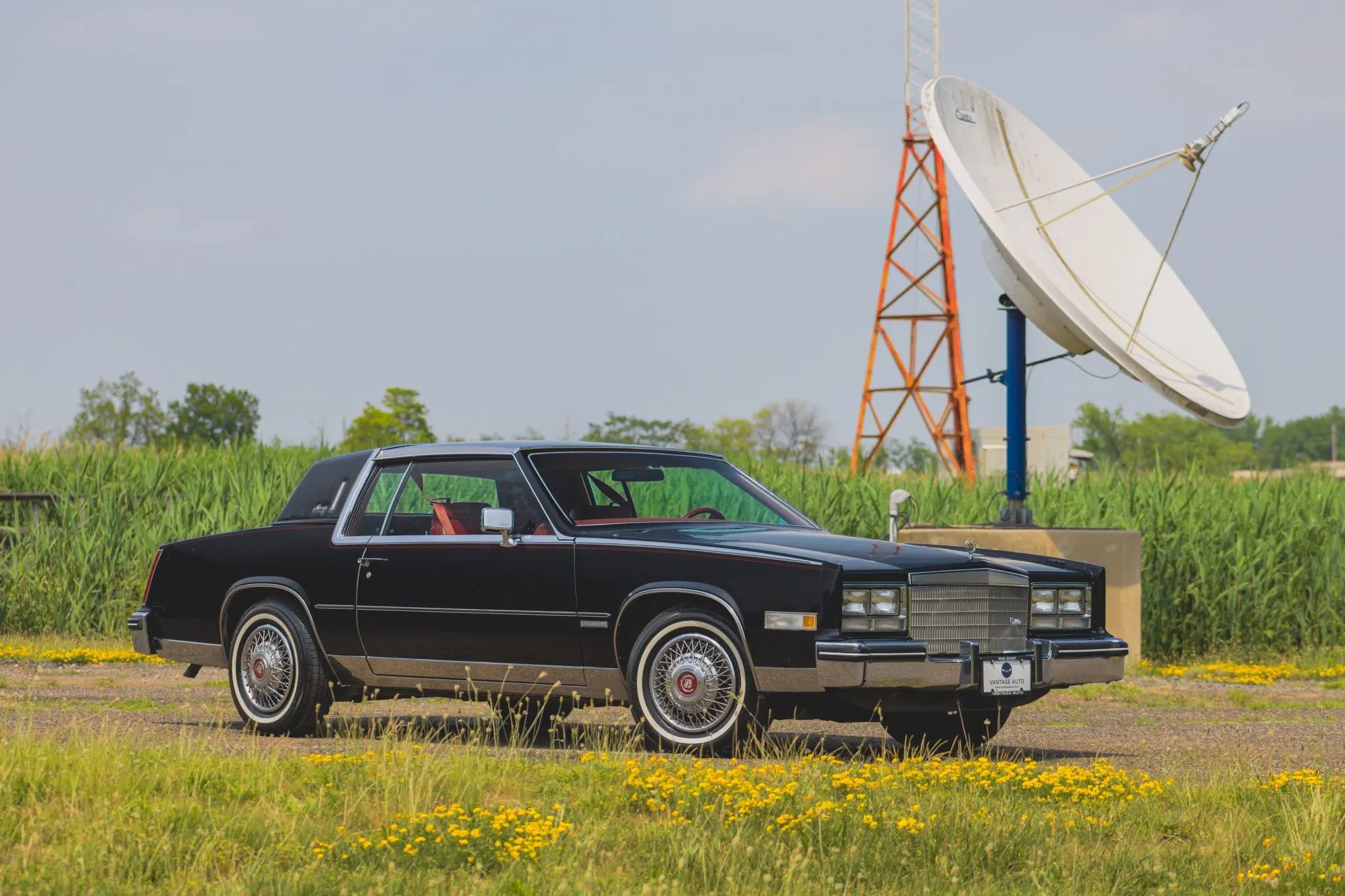 1983 Cadillac Eldorado Biarritz For Sale: Was It Really Cadillac's "Dream Machine?" 1 Passenger three-quarter view of black 1983 Cadillac Eldorado