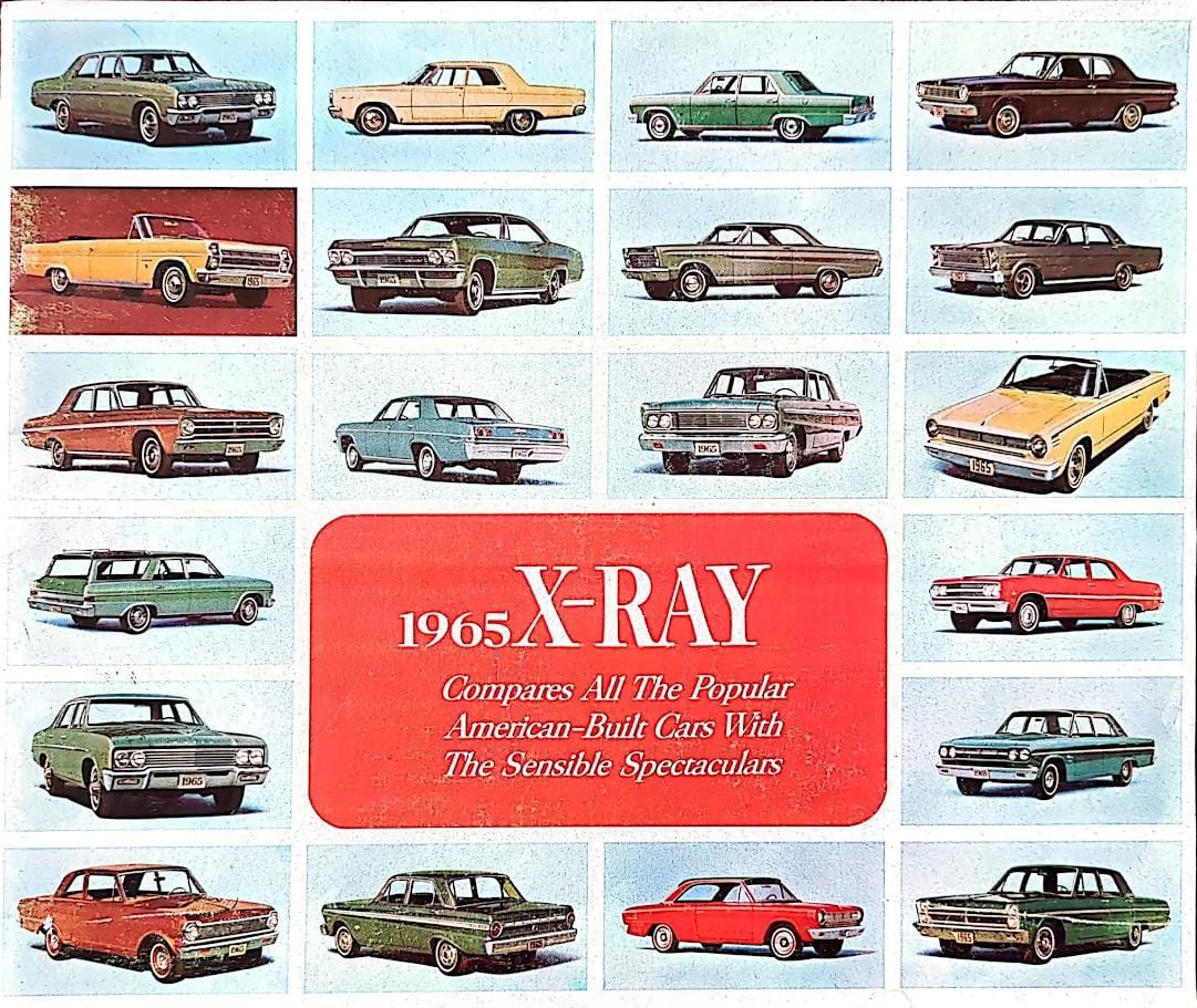 1965 Rambler Classic 770 Convertible: A Fancy, Rare Red Softtop With...A Six? 2 Picture of 1965 "X-Ray" brochure from American Motors