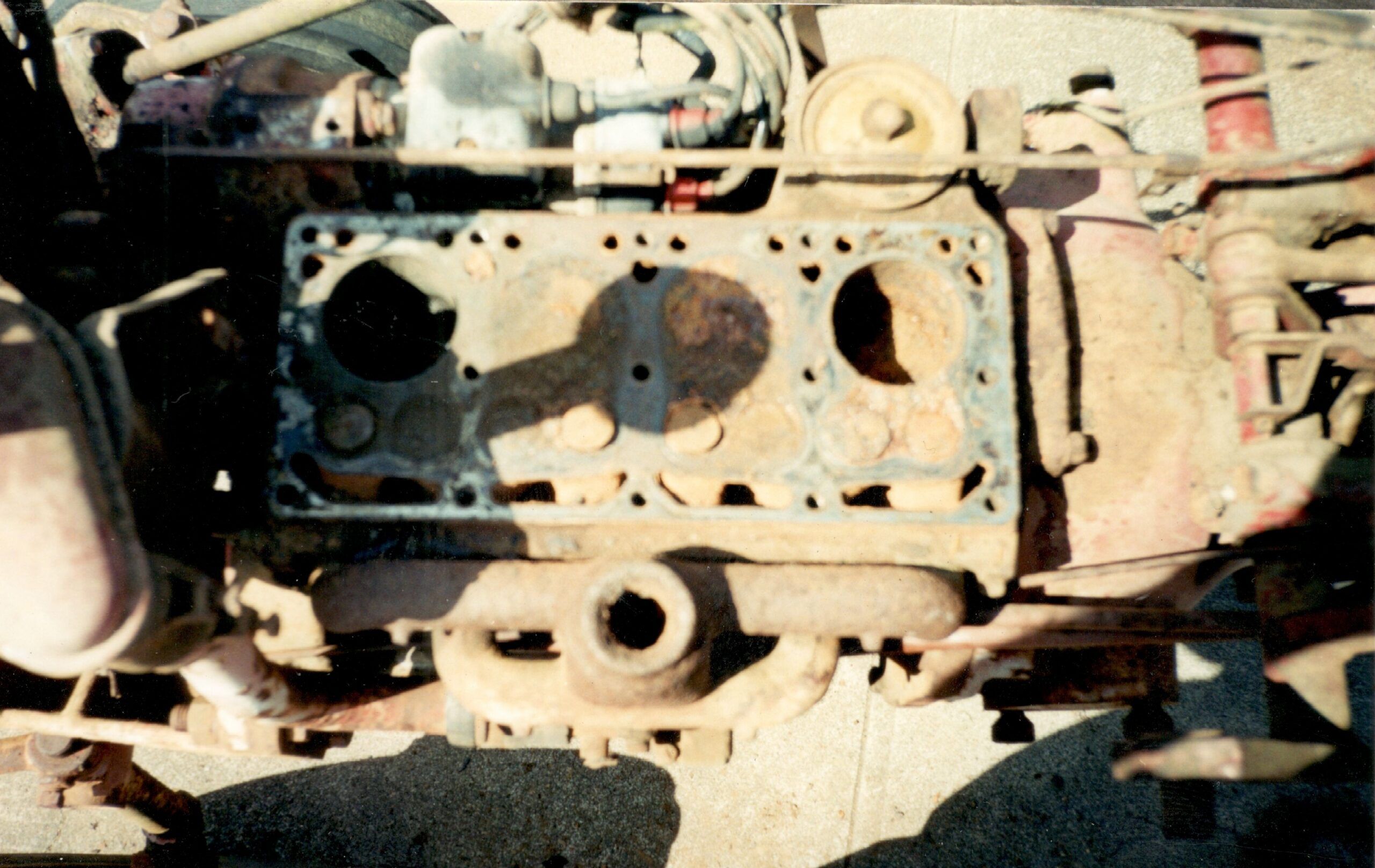 Cub rusty engine scaled