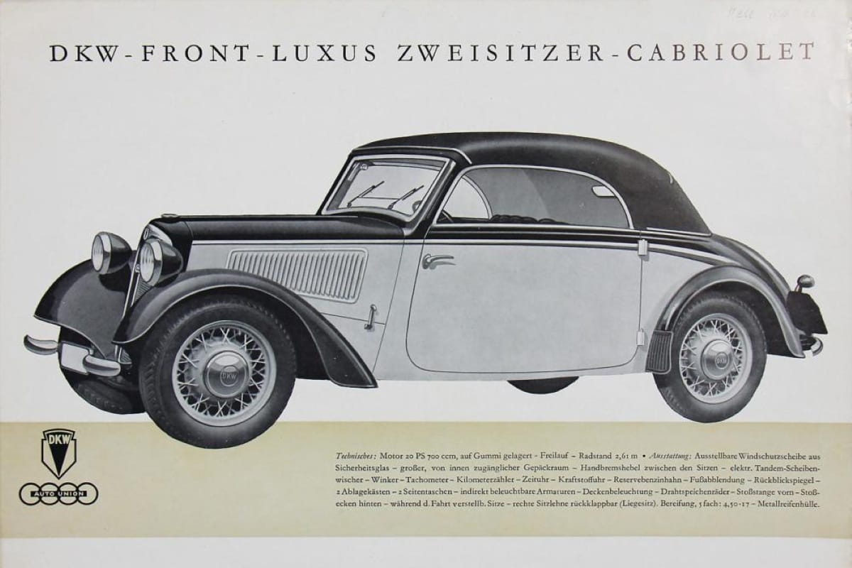 Museum Classic: 1951 Saab 92 – An Icon Is Bjorn 3 DKW cabrio brochure