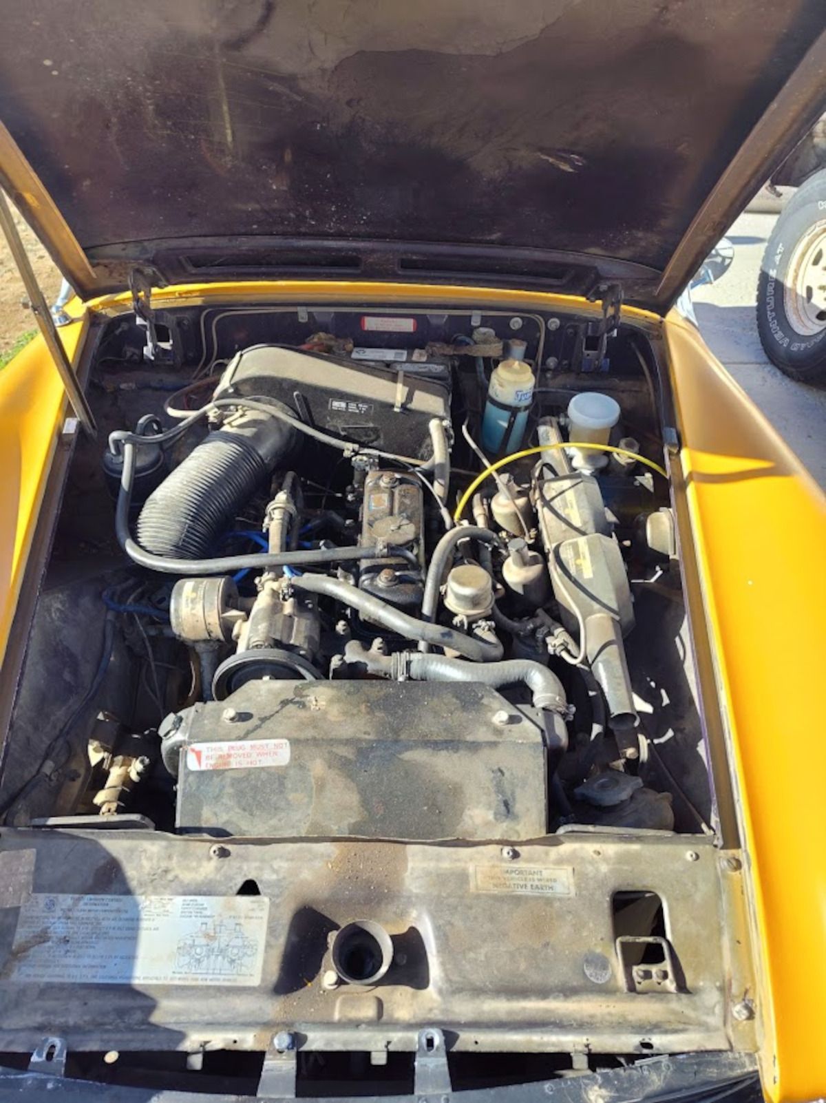 My 1973 MG Midget -- From Childhood Dream to Estate-Sale Impulse Purchase 2 Engine after 1200