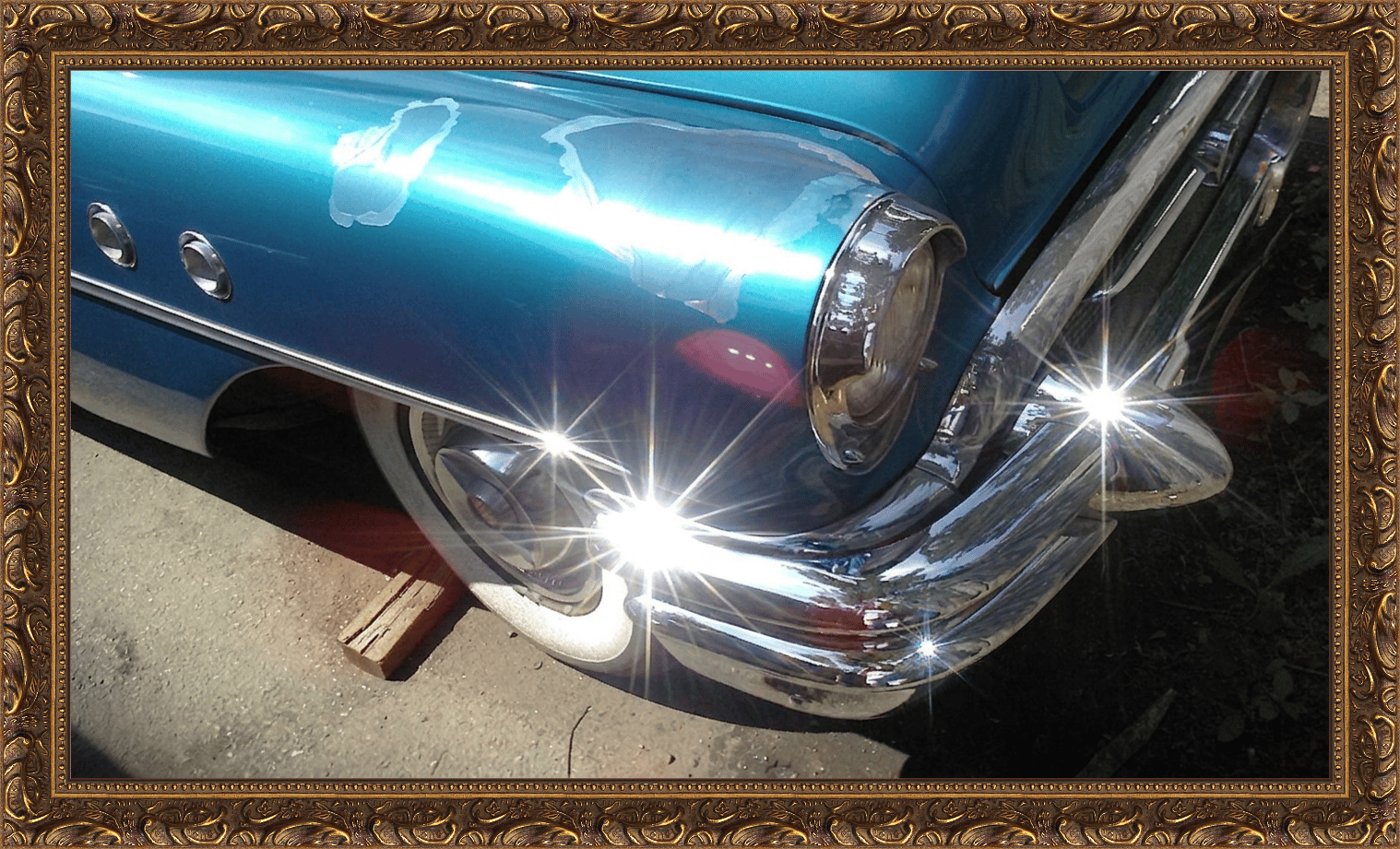 1955 Buick Roadmaster: Boxed-In But Beautiful Gas Station Find 17 Gemini Generated Image r97kcbr97kcbr97k framed