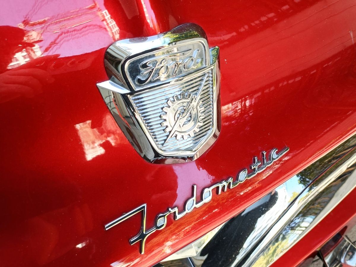 Curbside Find: 1955 Ford F-100 Pickup – Shiny Red Toy Truck 4 IMG20260215102742 edited