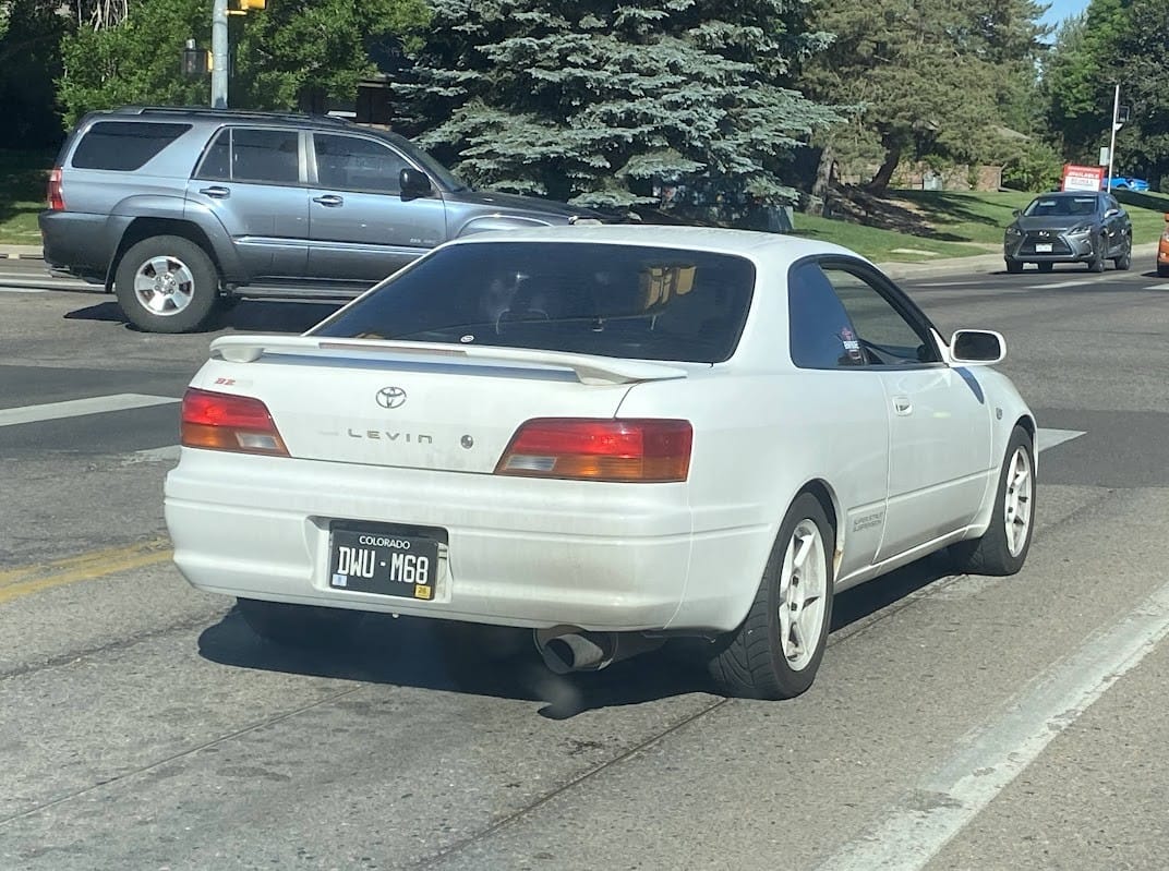 Jimmy's Five Fine Finds: Alfa, Rolls, Toyota, Porsche, Buick 3 1995 (?) Toyota Levin BZ-G SS