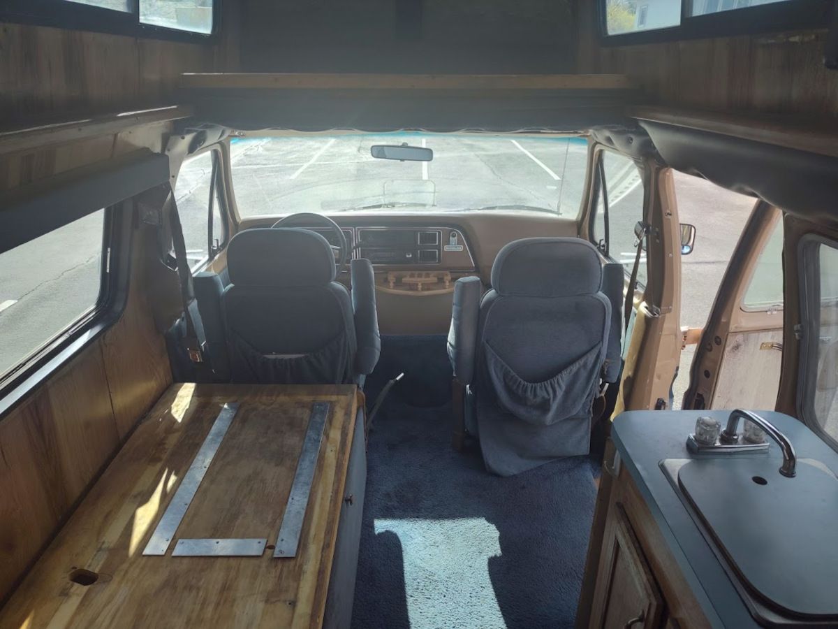 My 1987 Intervec Falcon: Cheap Hotel Room on Wheels 2 Interior Driver