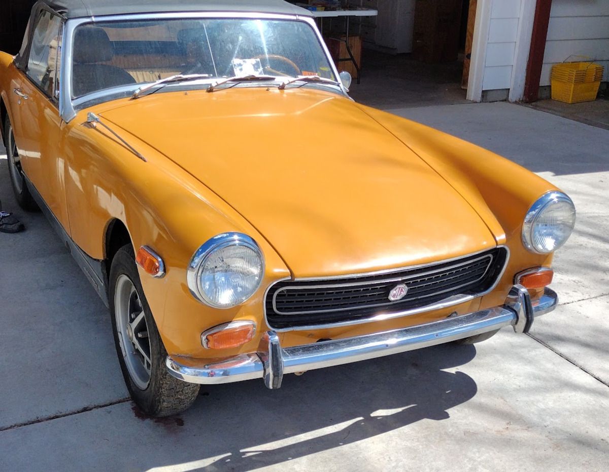 My 1973 MG Midget -- From Childhood Dream to Estate-Sale Impulse Purchase 3 Purchase 1200