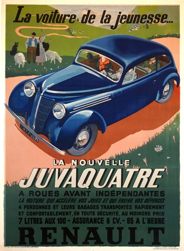 Museum Classic: 1951 Renault Juvaquatre – The Small Workhorse 3 juva pub 1937