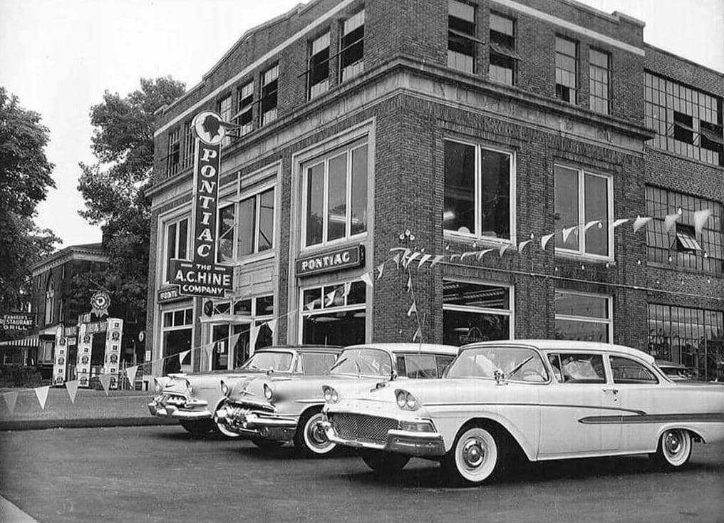 Vintage Photos: Pontiac Dealers In The 1950s 10 01 347 A C Hine CT