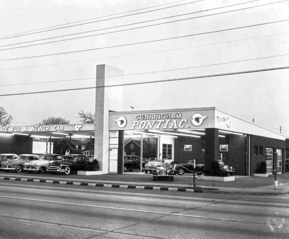 Vintage Photos: Pontiac Dealers In The 1950s 5 02 144 Cunningham NY