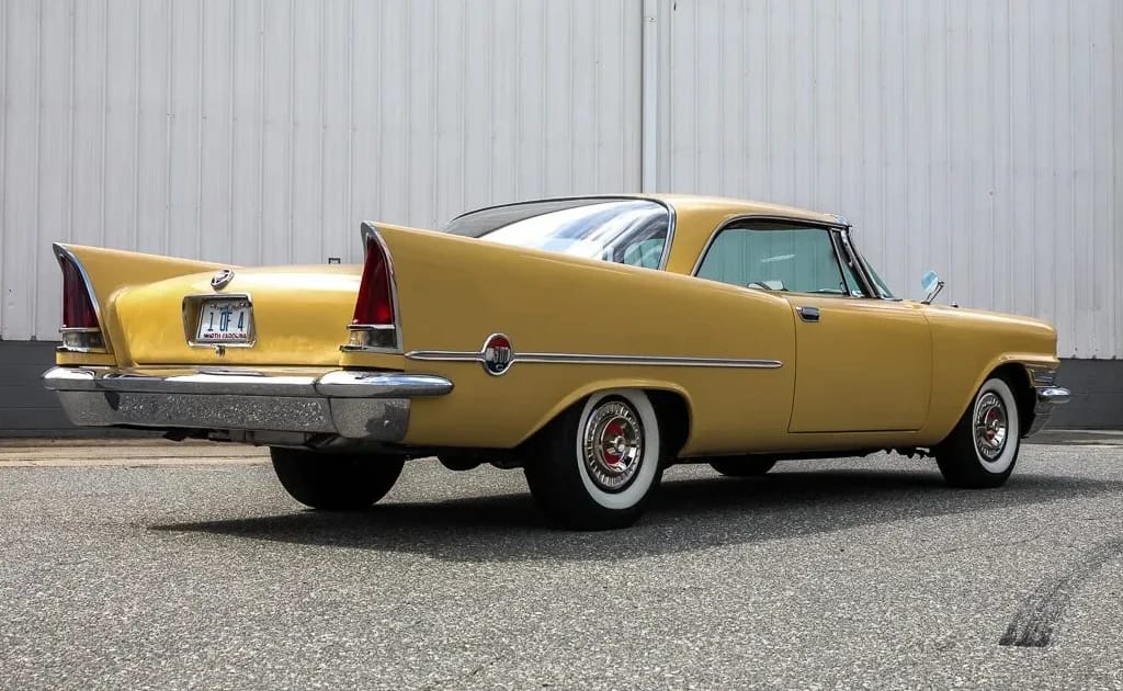 1957 Chrysler 300-C Hardtop: "America's Greatest Performing Car" In Ultra-Rare Champagne Gold 5 Right rear 3q view of a 1957 Chrysler 300-C
