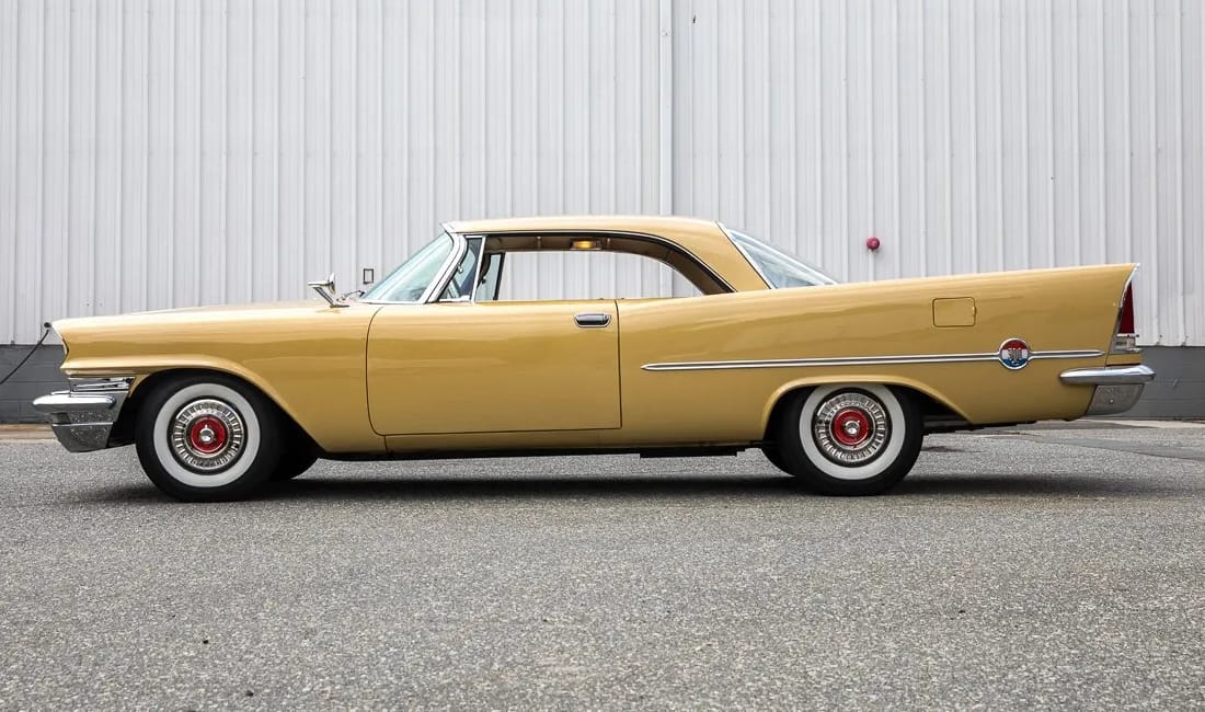 1957 Chrysler 300-C Hardtop: "America's Greatest Performing Car" In Ultra-Rare Champagne Gold 4 Left side view of a 1957 Chrysler 300-C