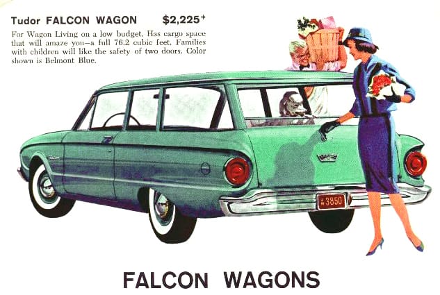 My Father's Cars Adventures -- The Wagon Years, Part 1 2 1960 Ford Falcon Wagons Brochure 02