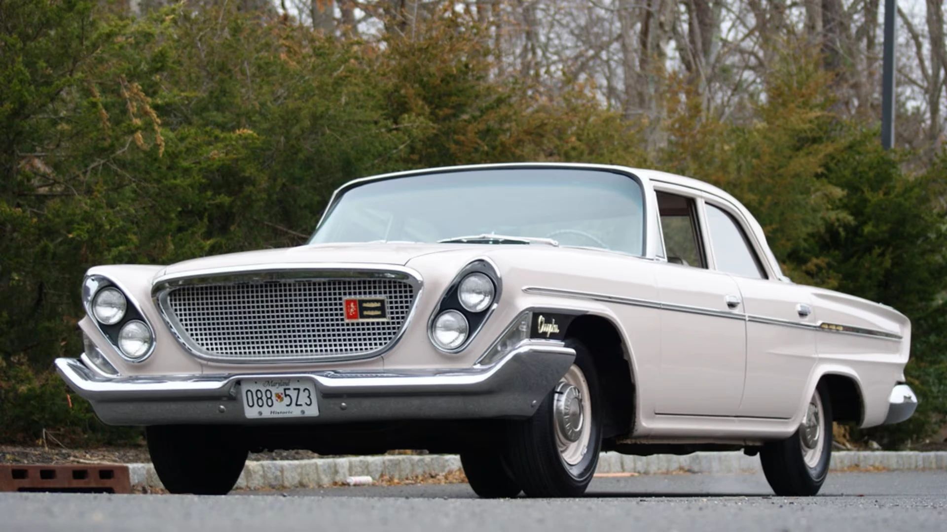 1962 Chrysler Newport 3-Speed Four-Door Sedan: Basic Big Car With An Upscale Badge And Not Much Else 1 Left front 3q view of a Coral Gray 1962 Chrysler Newport four-door sedan