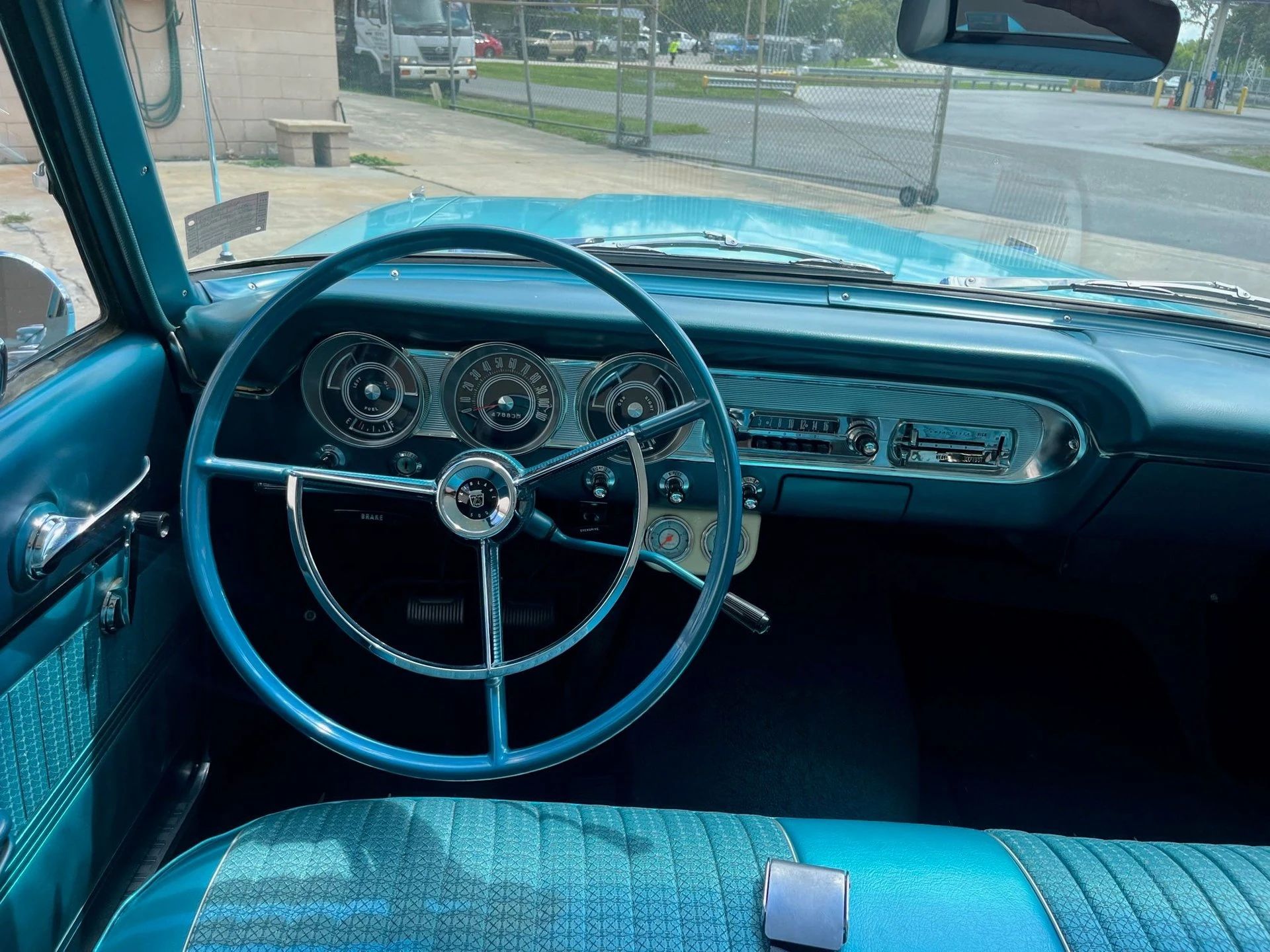 1963 Ford Fairlane 500 Sedan With 260 V8 And 3-Speed/Overdrive: Suddenly It's 1955 13 Dashboard of a 1963 Fairlane