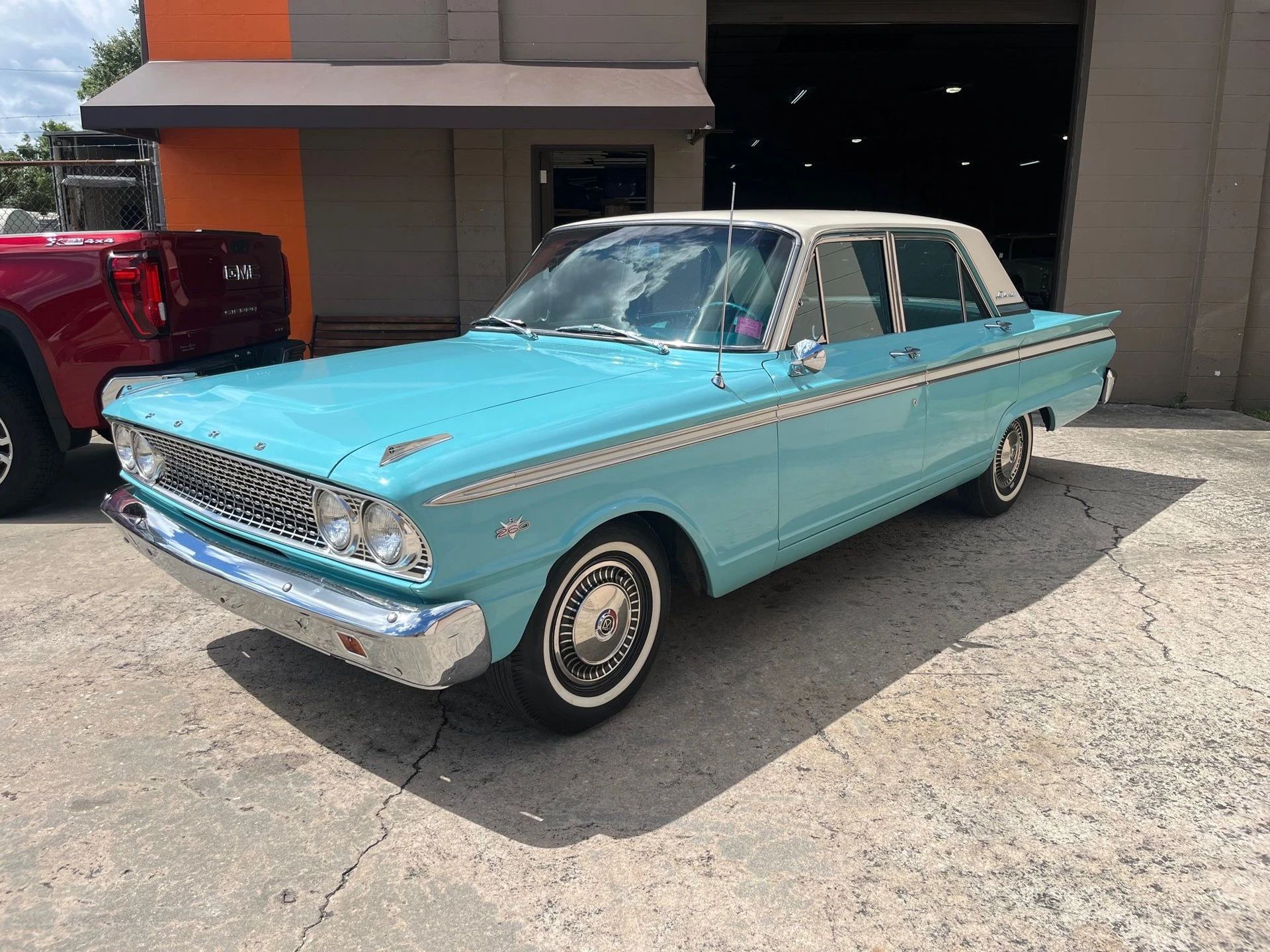 1963 Ford Fairlane 500 Sedan With 260 V8 And 3-Speed/Overdrive: Suddenly It's 1955 18 Left front 3q view of a 1963 Fairlane sedan