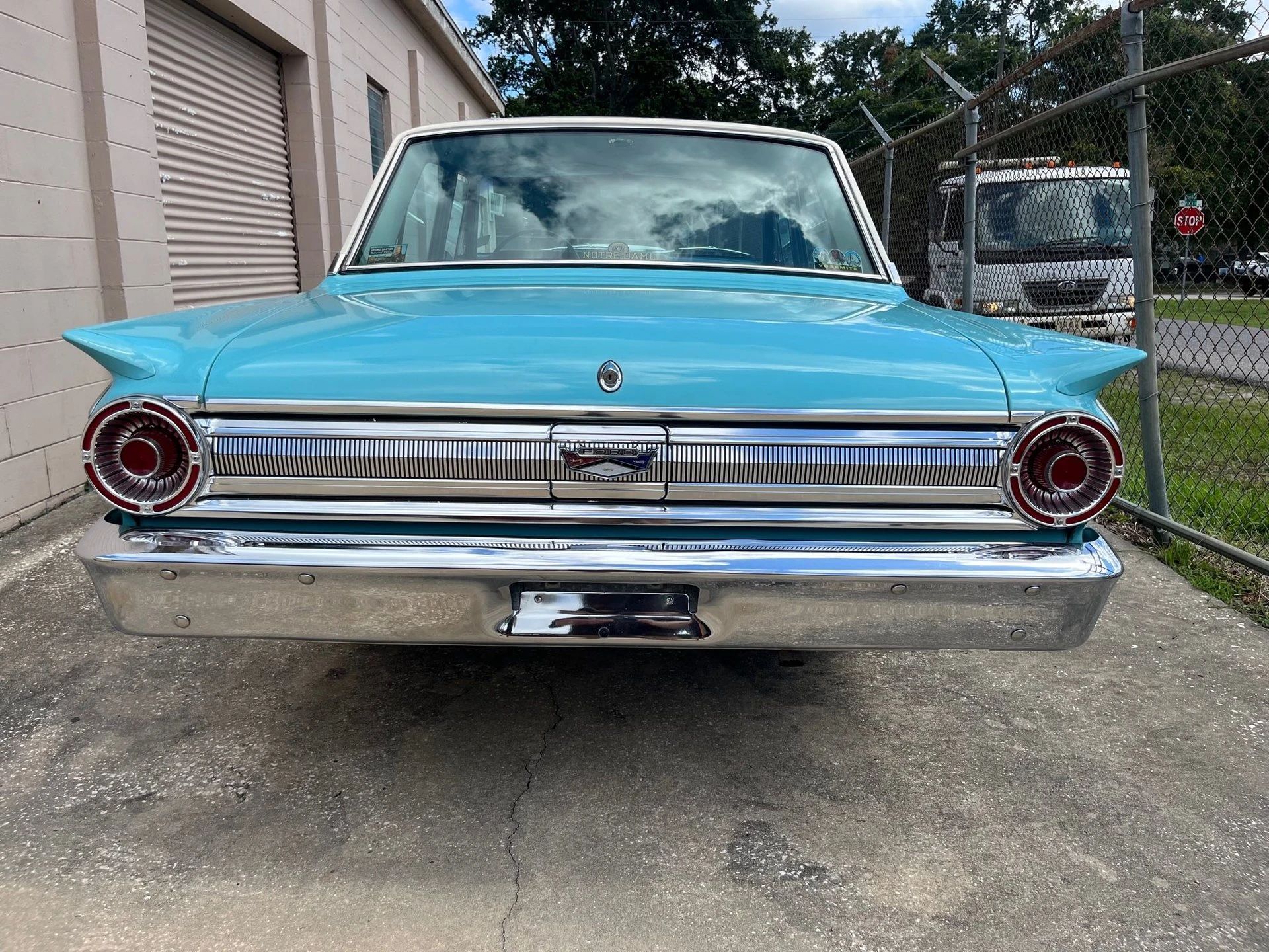 1963 Ford Fairlane 500 Sedan With 260 V8 And 3-Speed/Overdrive: Suddenly It's 1955 7 Rear view of a 1963 Fairlane