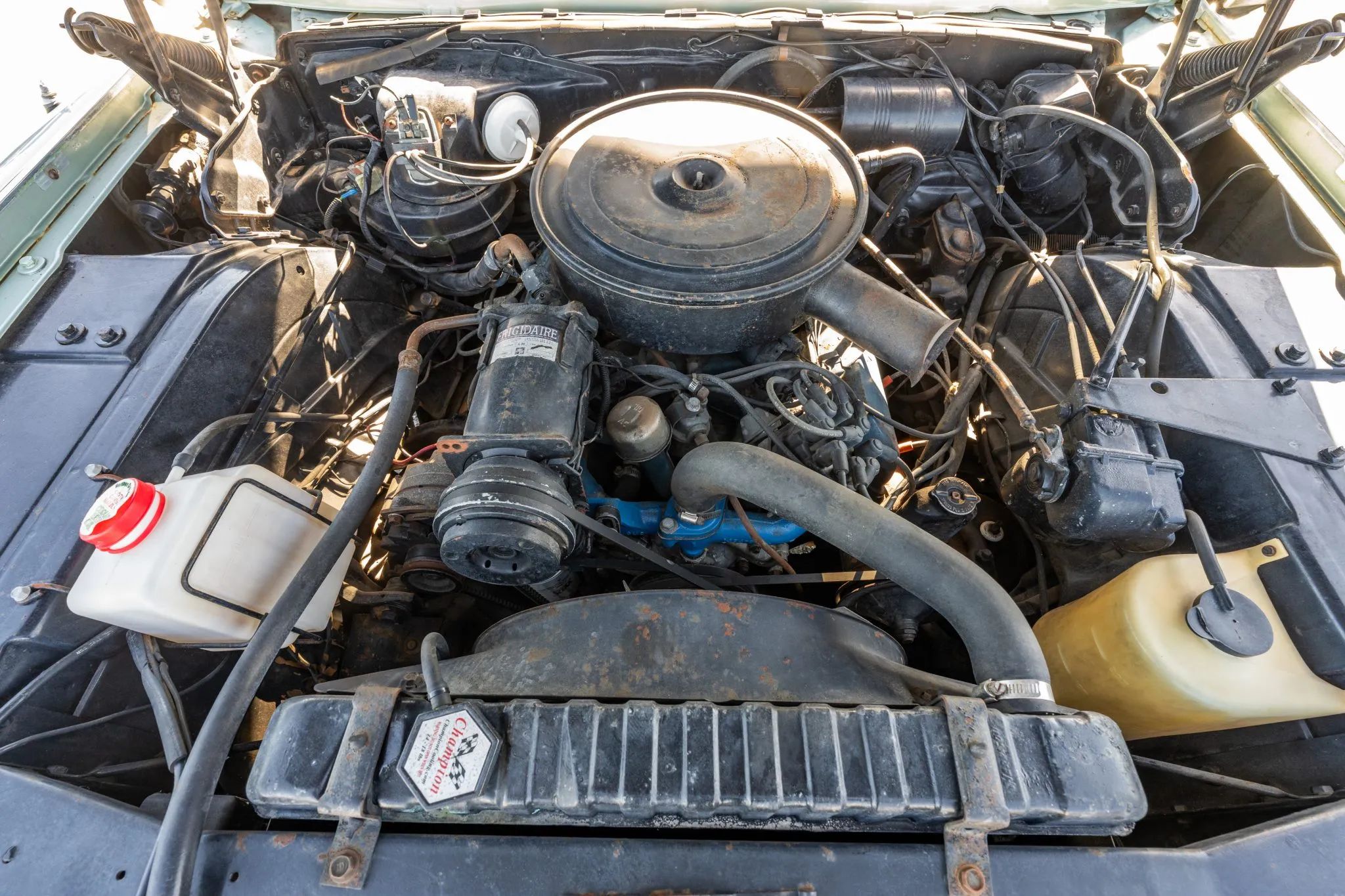 Engine in a 1964 Cadillac