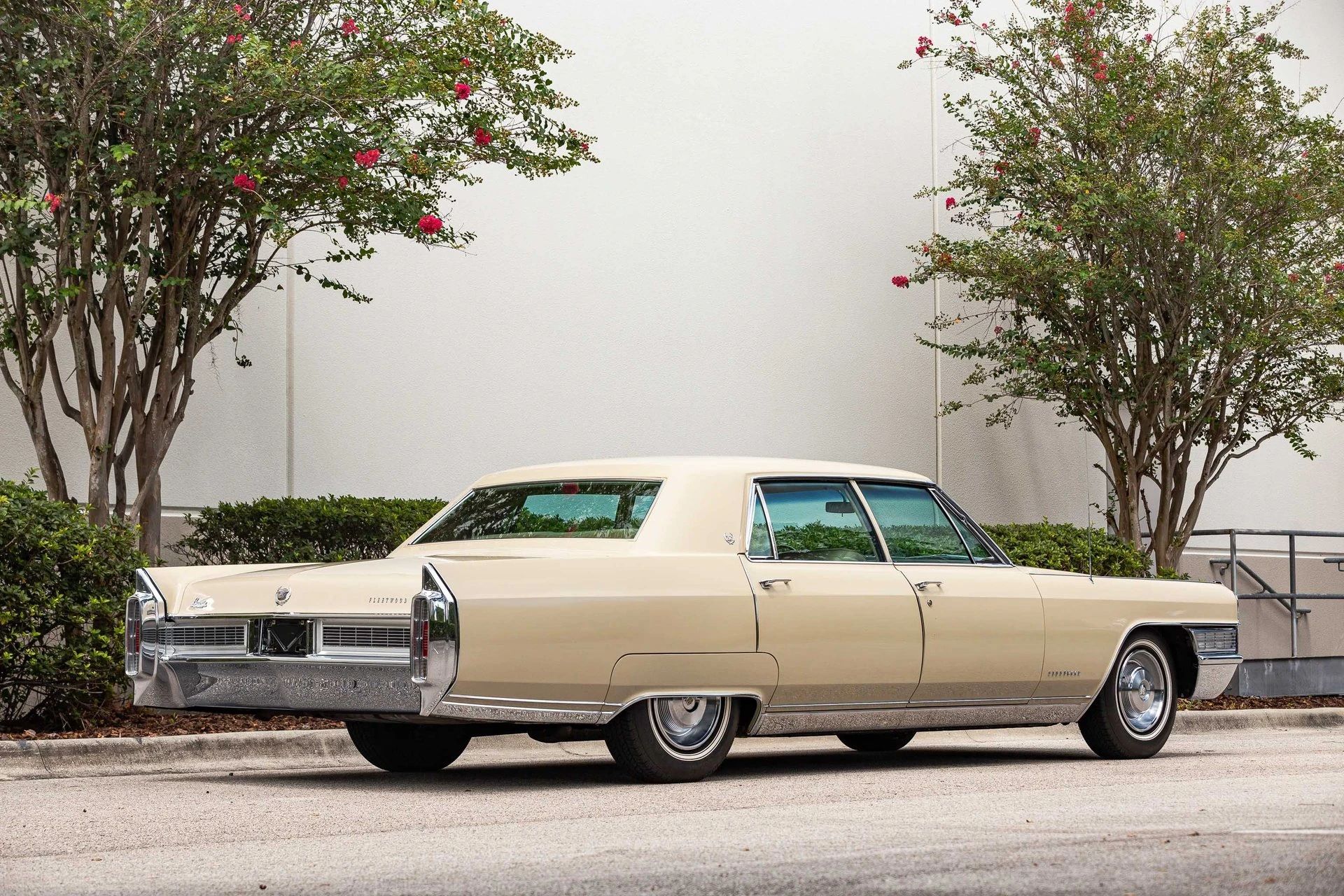 Right rear 3q view of a 1965 Cadillac sedan