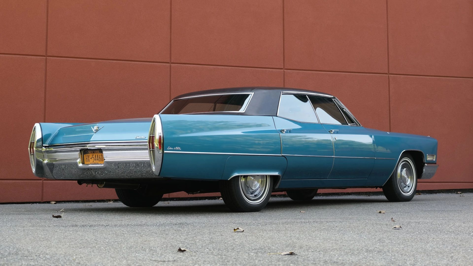 Right rear 3q view of a 1968 Cadillac four-door hardtop