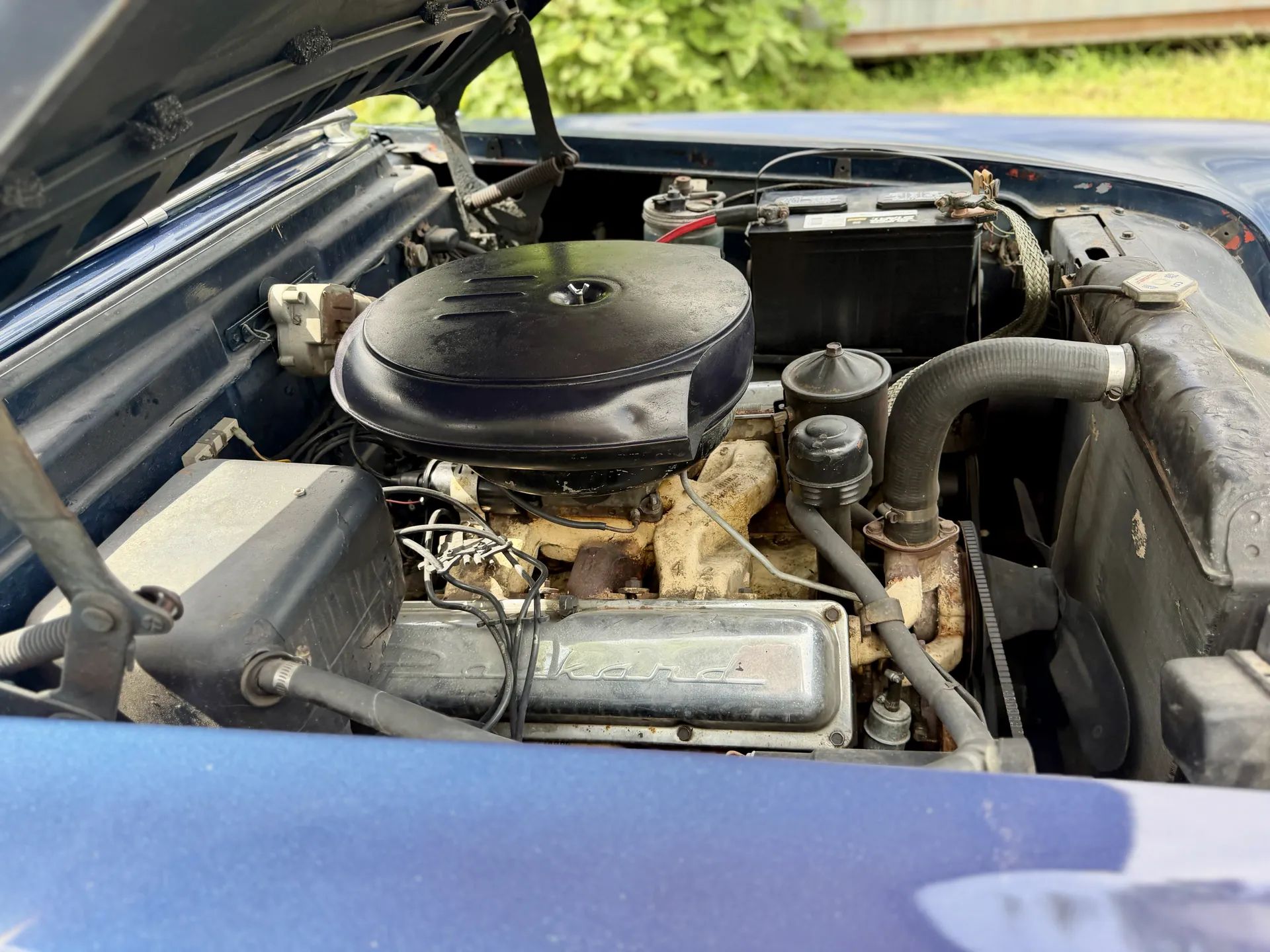 1955 Packard Four-Hundred For Sale: A No-Reserve Driver That "Could Definitely Use Some TLC" 4 1955 Packard Four Hundred Engine Compartment